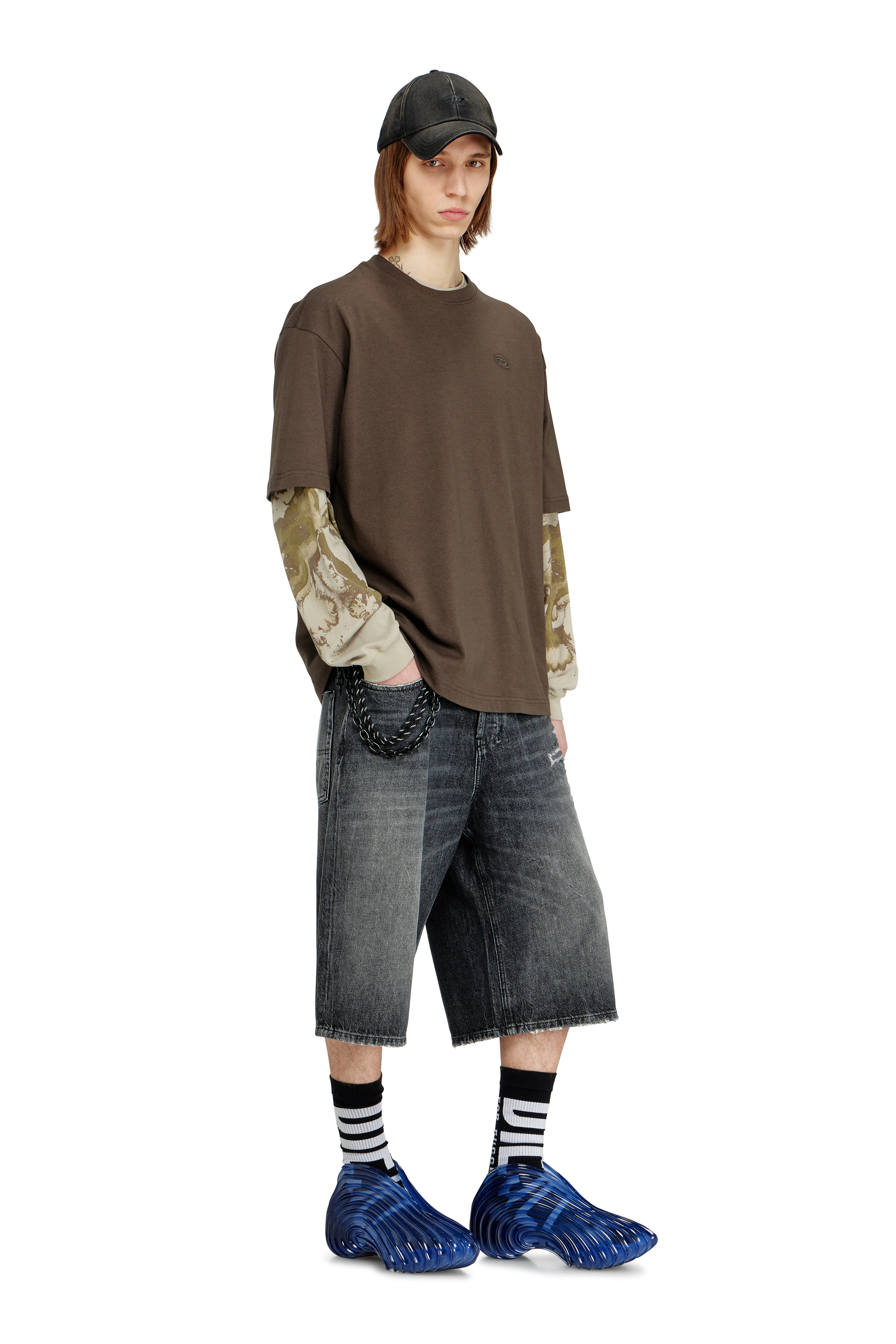 Diesel - MELISSA QUANTUM SNEAKERS X, Zapatilla sin cordones en Melflex&reg; Unisex in Azul marino - 2