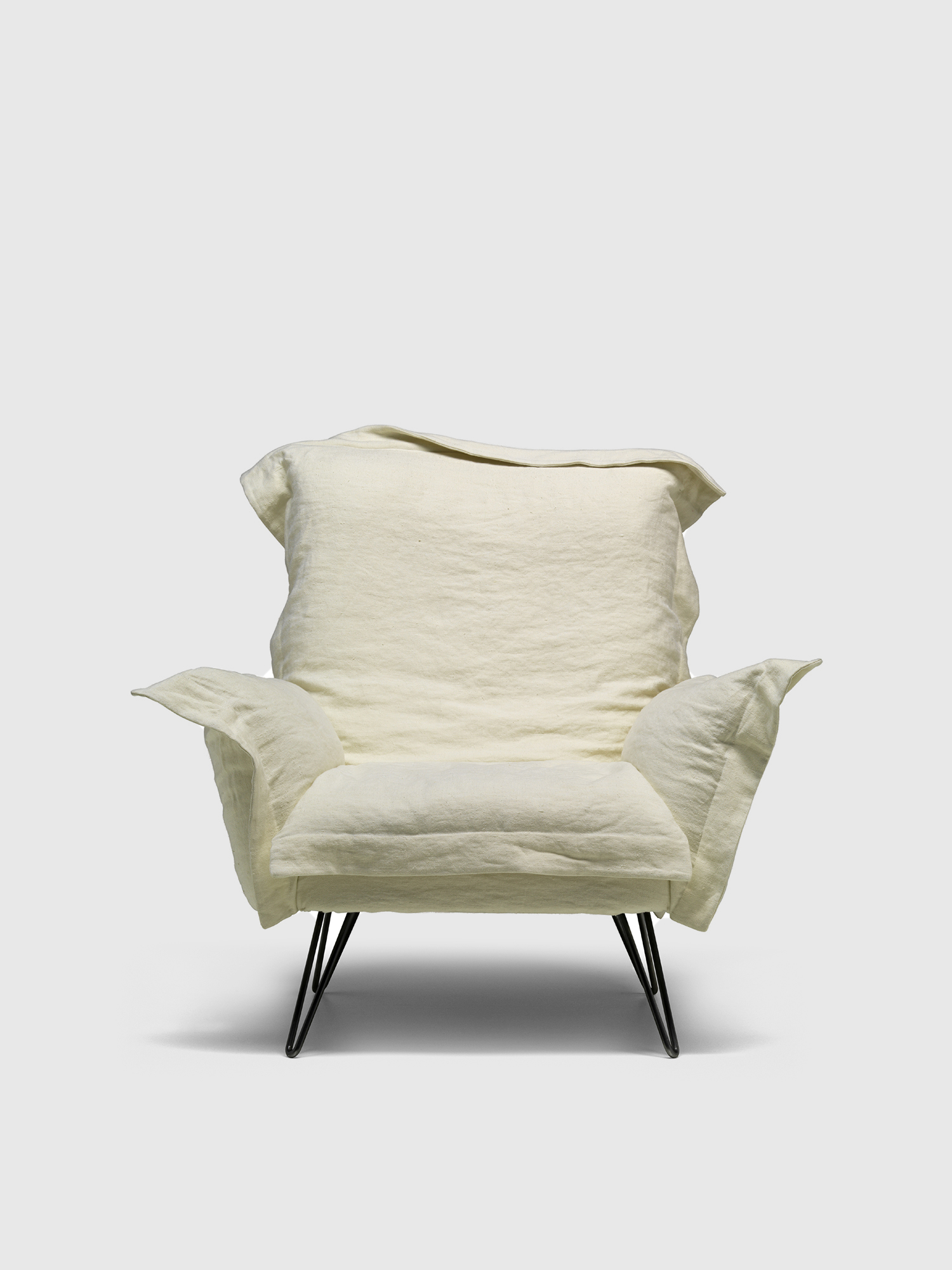Diesel - DL0F55 CLOUDSCAPE, Unisex's Soft armchair with large cushions in White - 1