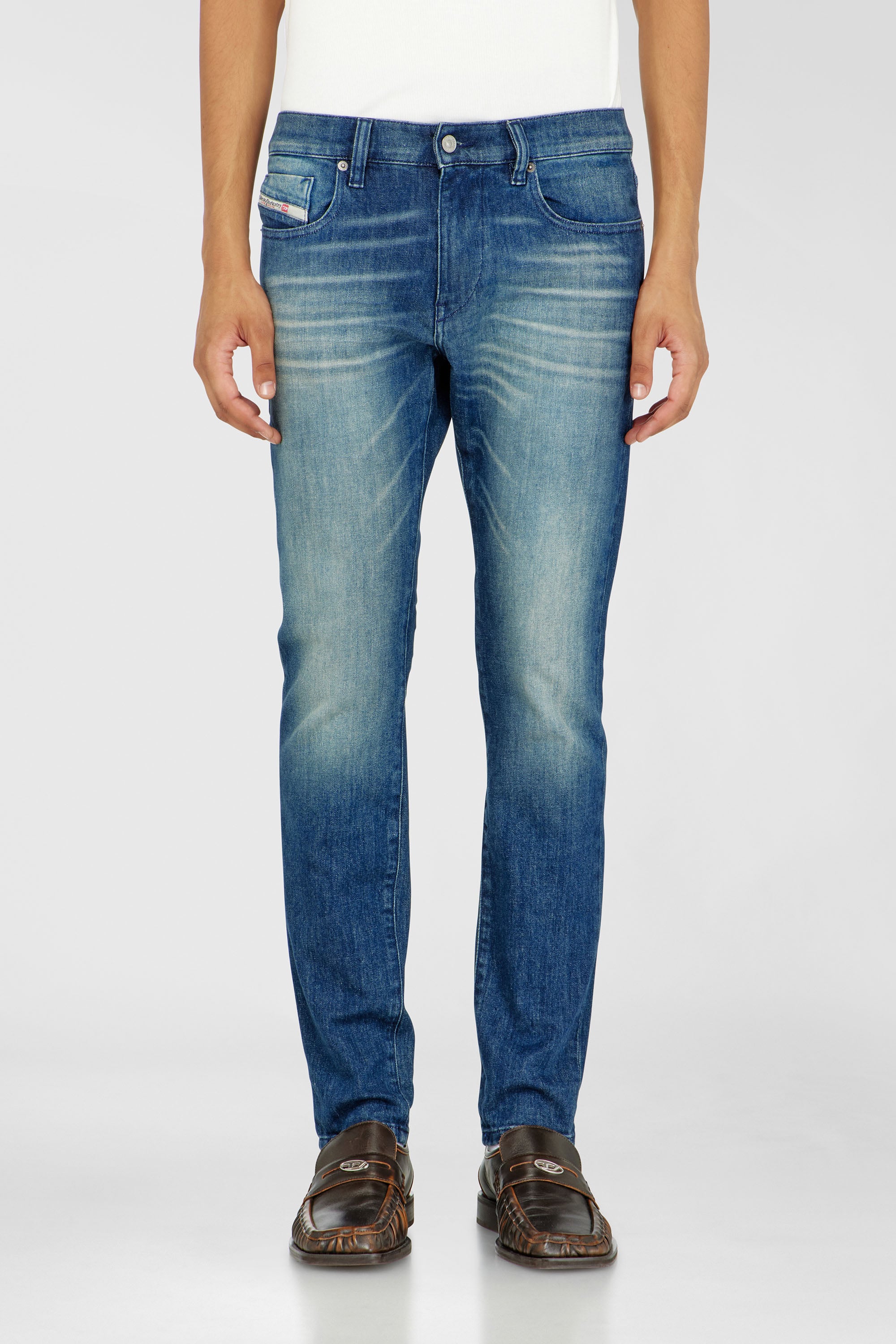 Diesel - Male's Slim Jeans 2019 D-Strukt 0KBBR, Dark Blue - 1