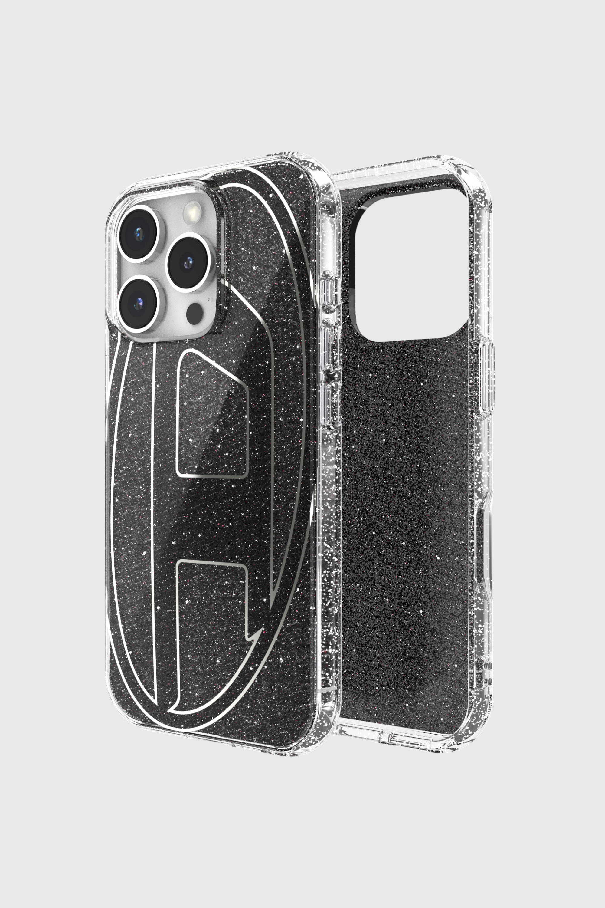 Oval D Glitter Case for iP 16 Pro