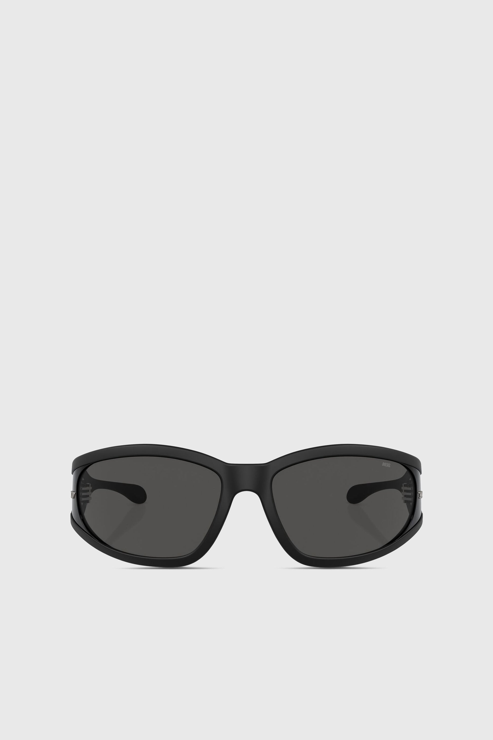 Diesel - 0DL3002, Gafas de sol rectangulares en acetato Unisex in Negro - 1