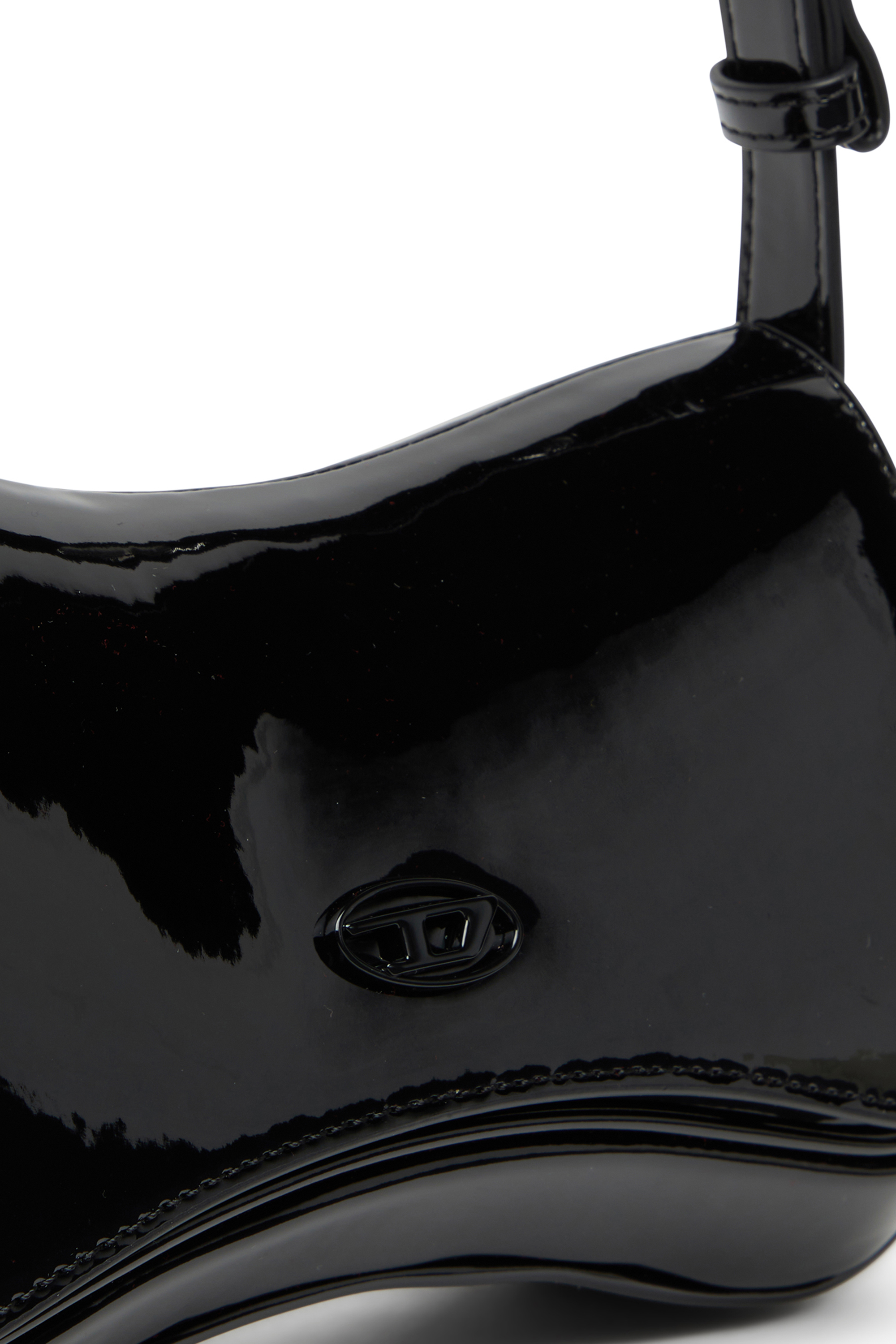 diesel ハンドバック　Play Clutch Women's Play-Clutch in glossy PU | Black | Diesel