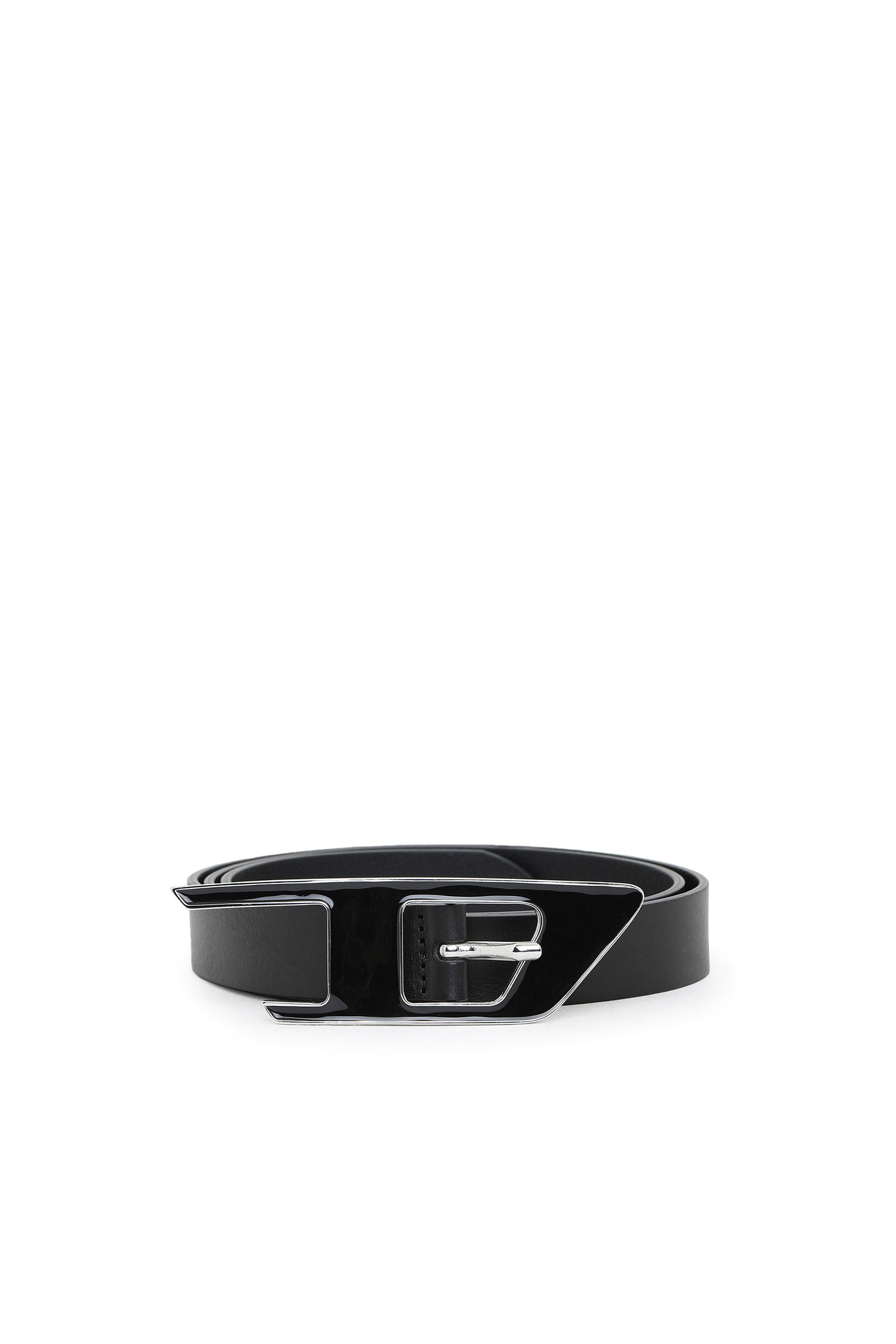 B-DLOGO: Belt in Italian vegetable-tanned leather | Diesel B-DLOGO: Belt in Italian vegetable-tanned leather | Diesel