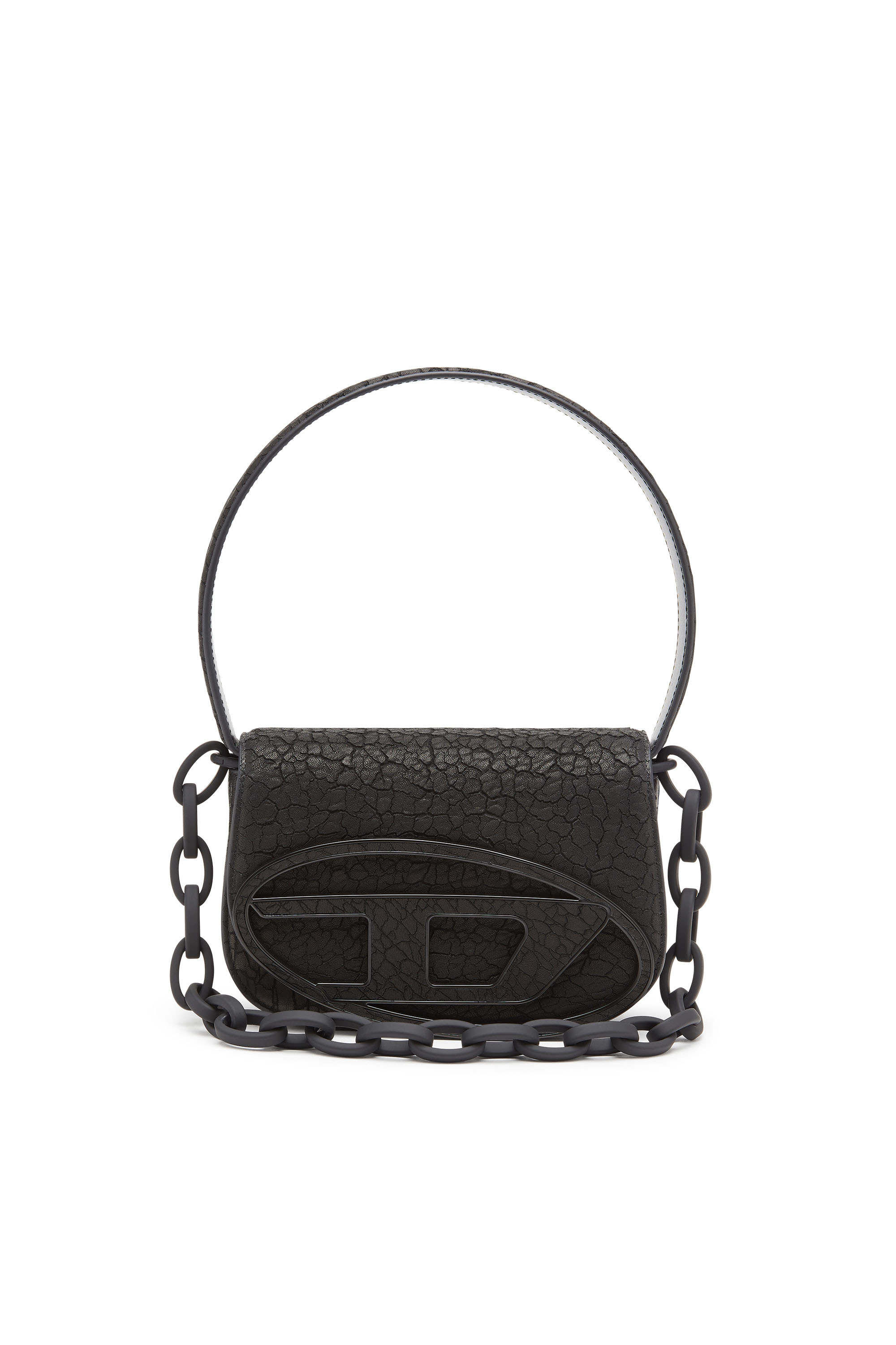 Women's 1DR-Iconic shoulder bag in arid leather | Black | Diesel