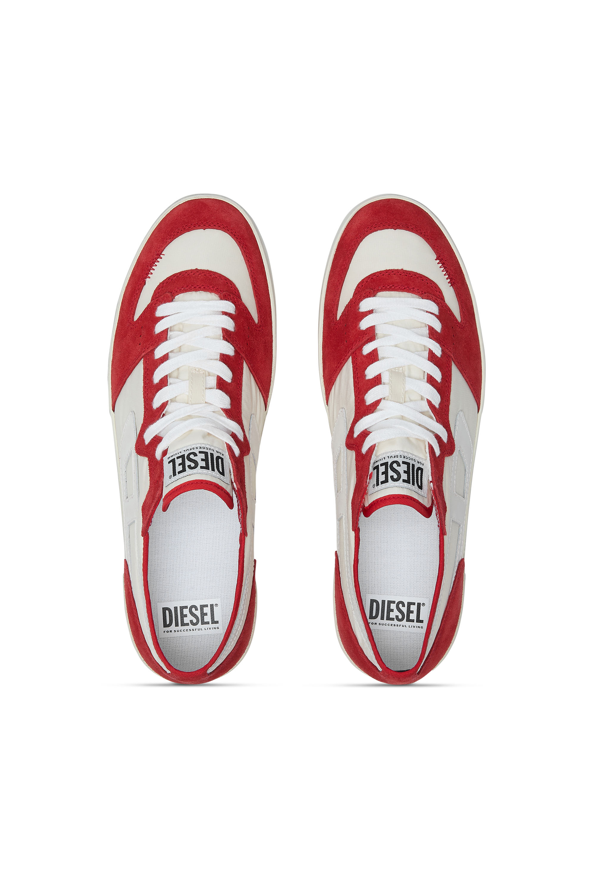 PaleNeØ/レゾンテノール Maison Margiela Panelled Retro Runner Sneaker White Splatter