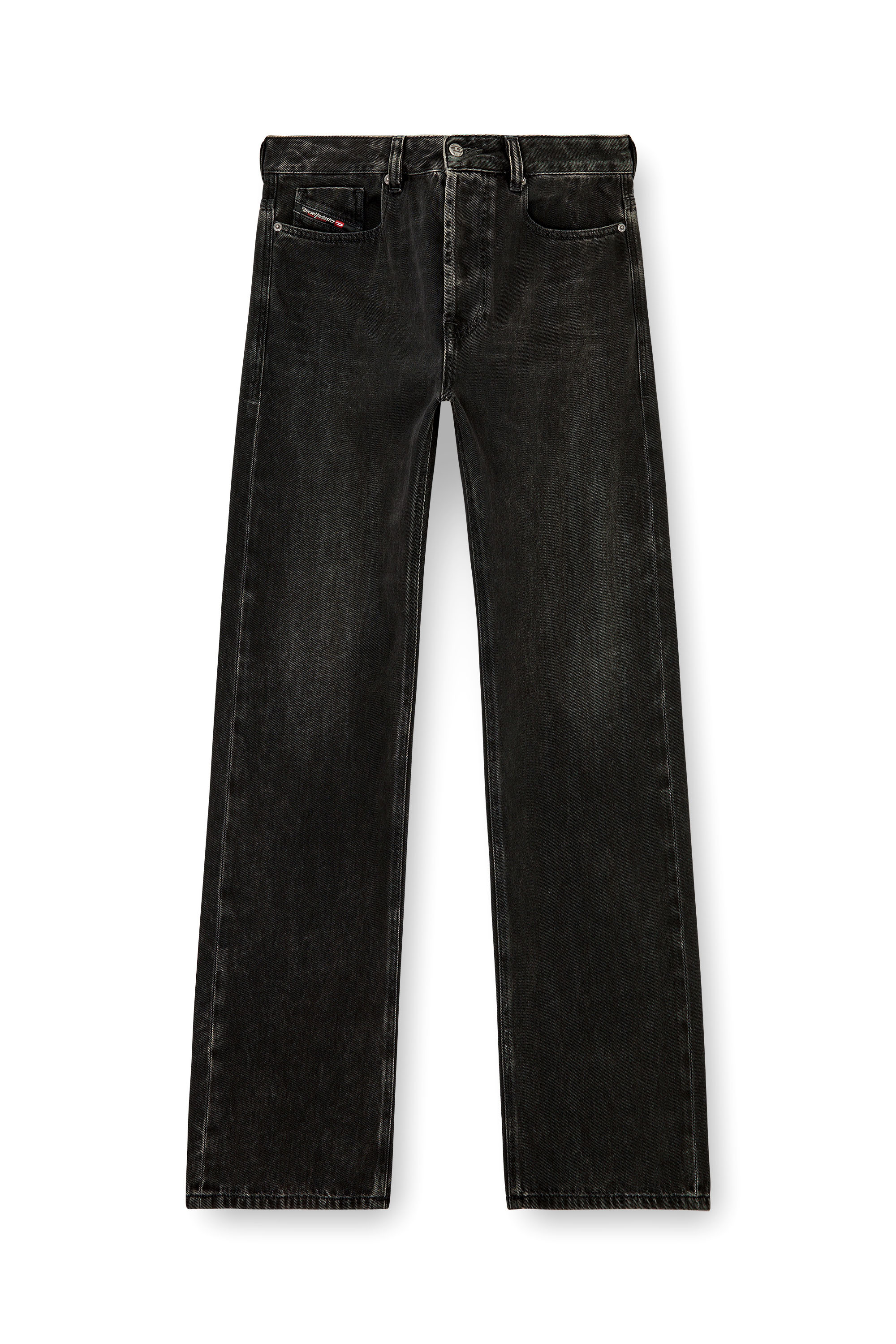 Diesel - Man's Relaxed Jeans 1980 D-Eeper 09J96, Black/Dark grey - 1
