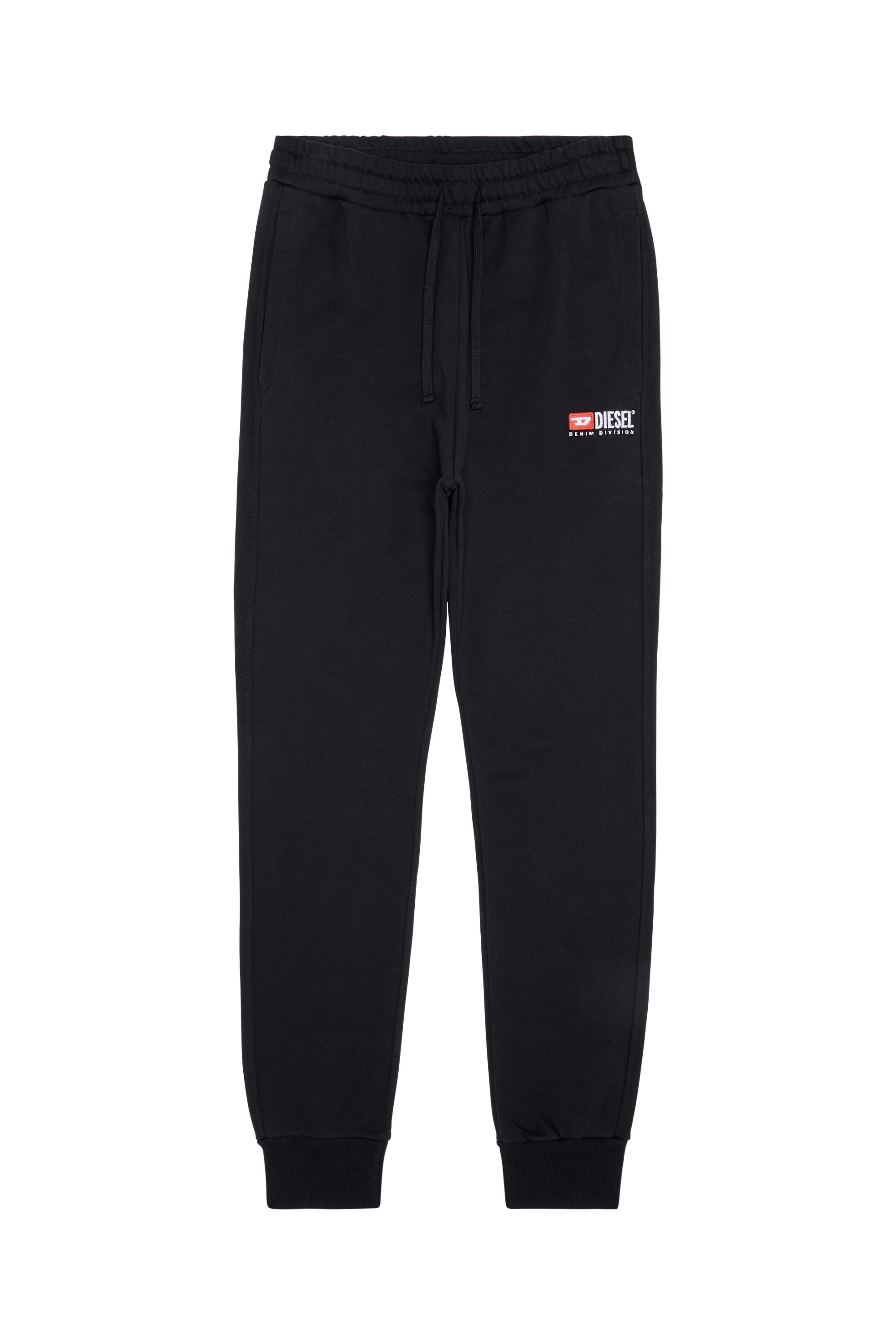Diesel - P-TARY-DIV, Man's Sweatpants with logo embroidery in Black - 1