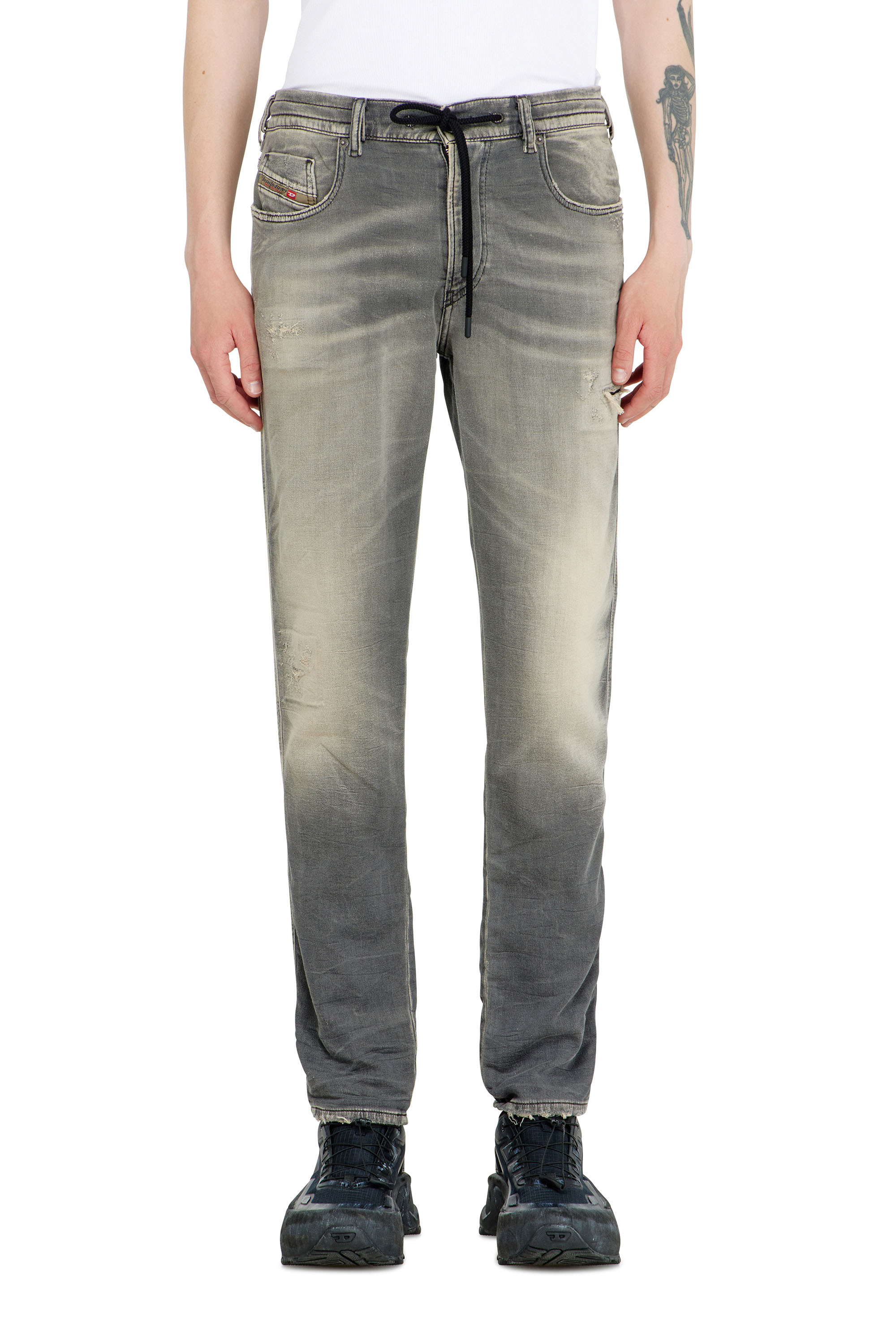 Diesel - Male's Slim 2062 D-Strukt Joggjeans&reg; 068UH, Light Grey - 2