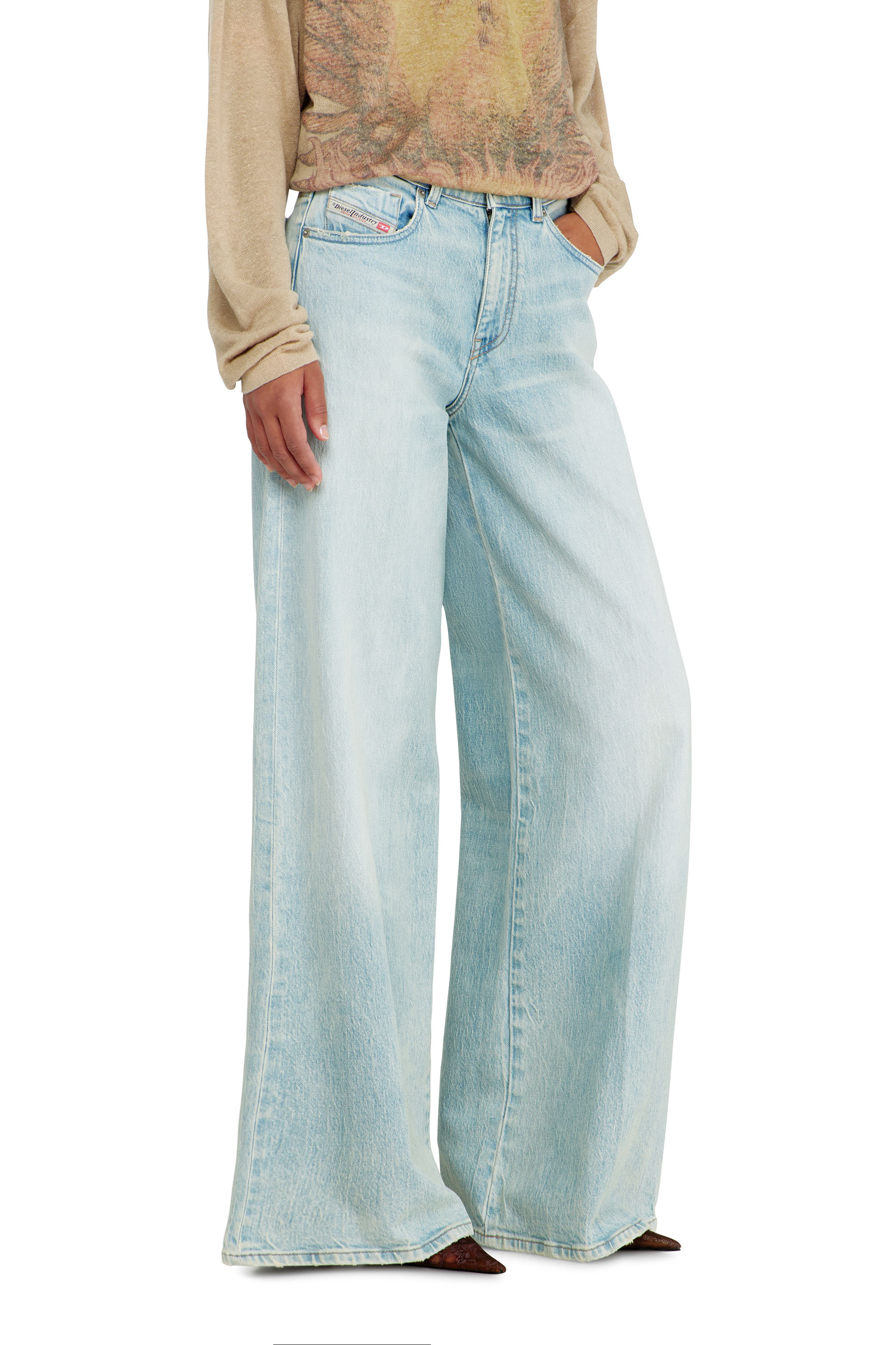 Women's Flare Jeans | Light Blue | Diesel 1978 D-Akemi