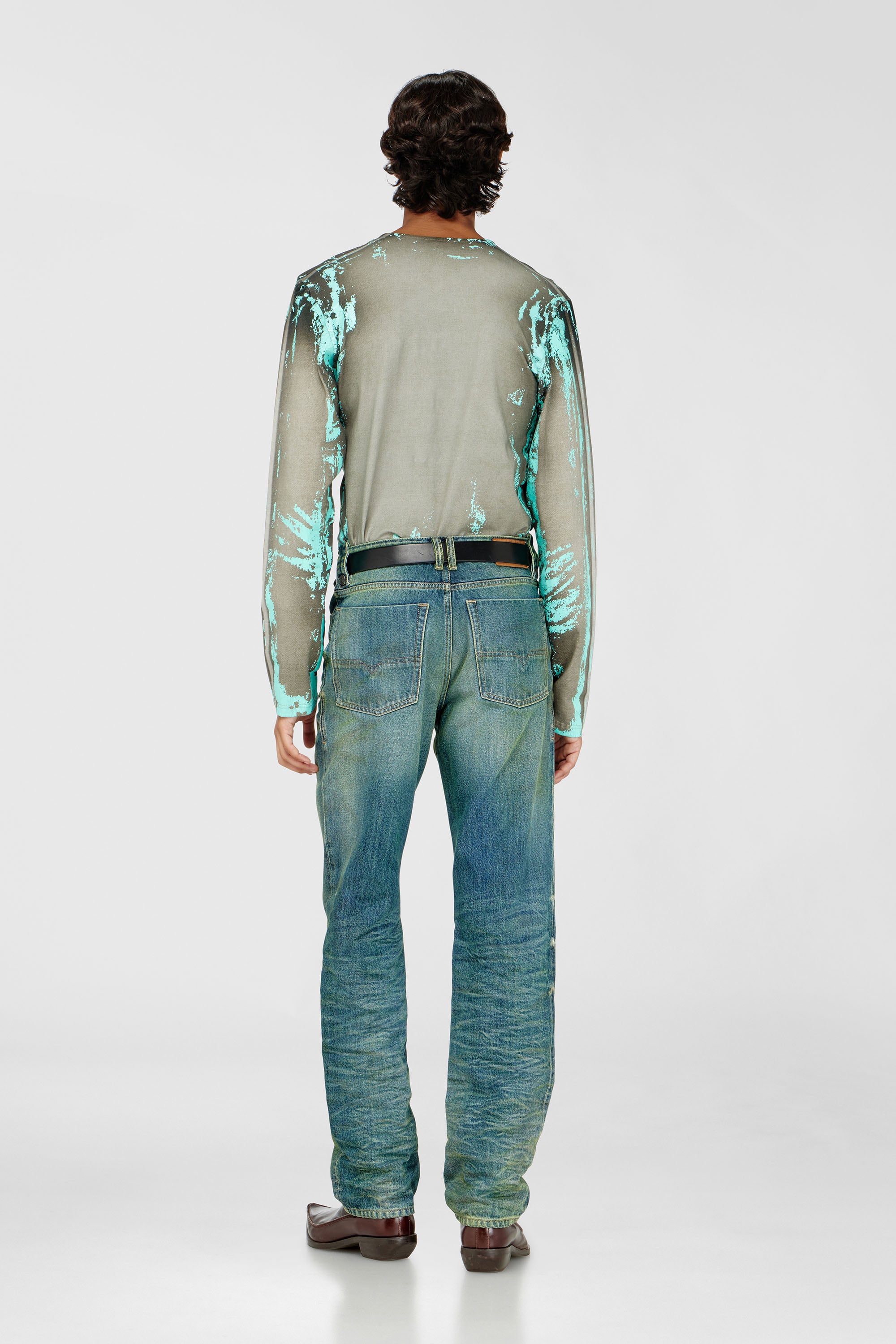 Diesel - Male's Regular Jeans 1991 D-Voeed 007FV, Medium Blue - 3