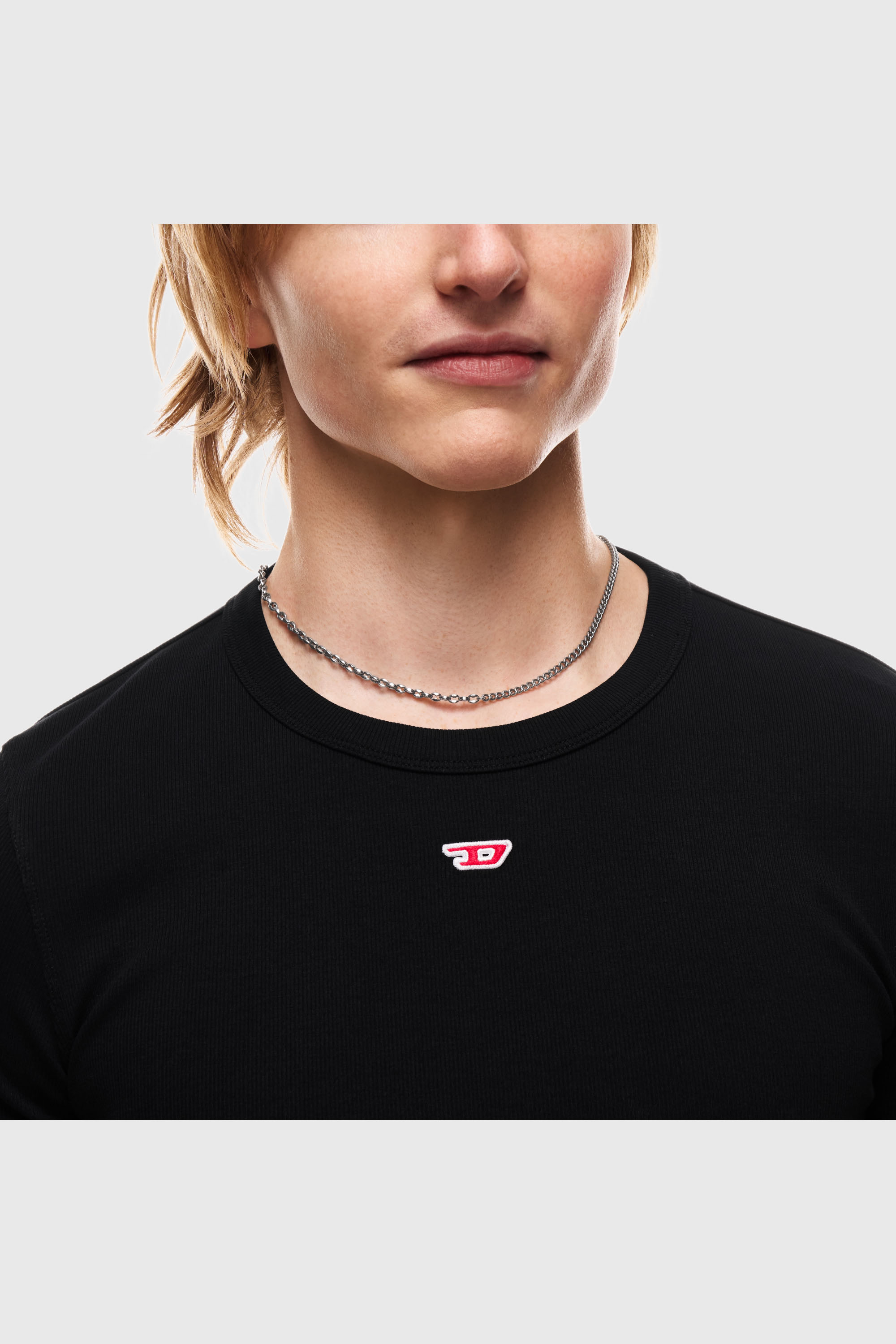 Diesel - DX1695040 JEWELLERY, Collar de cadena de acero inoxidable multiuso Unisex in Plateado - 5