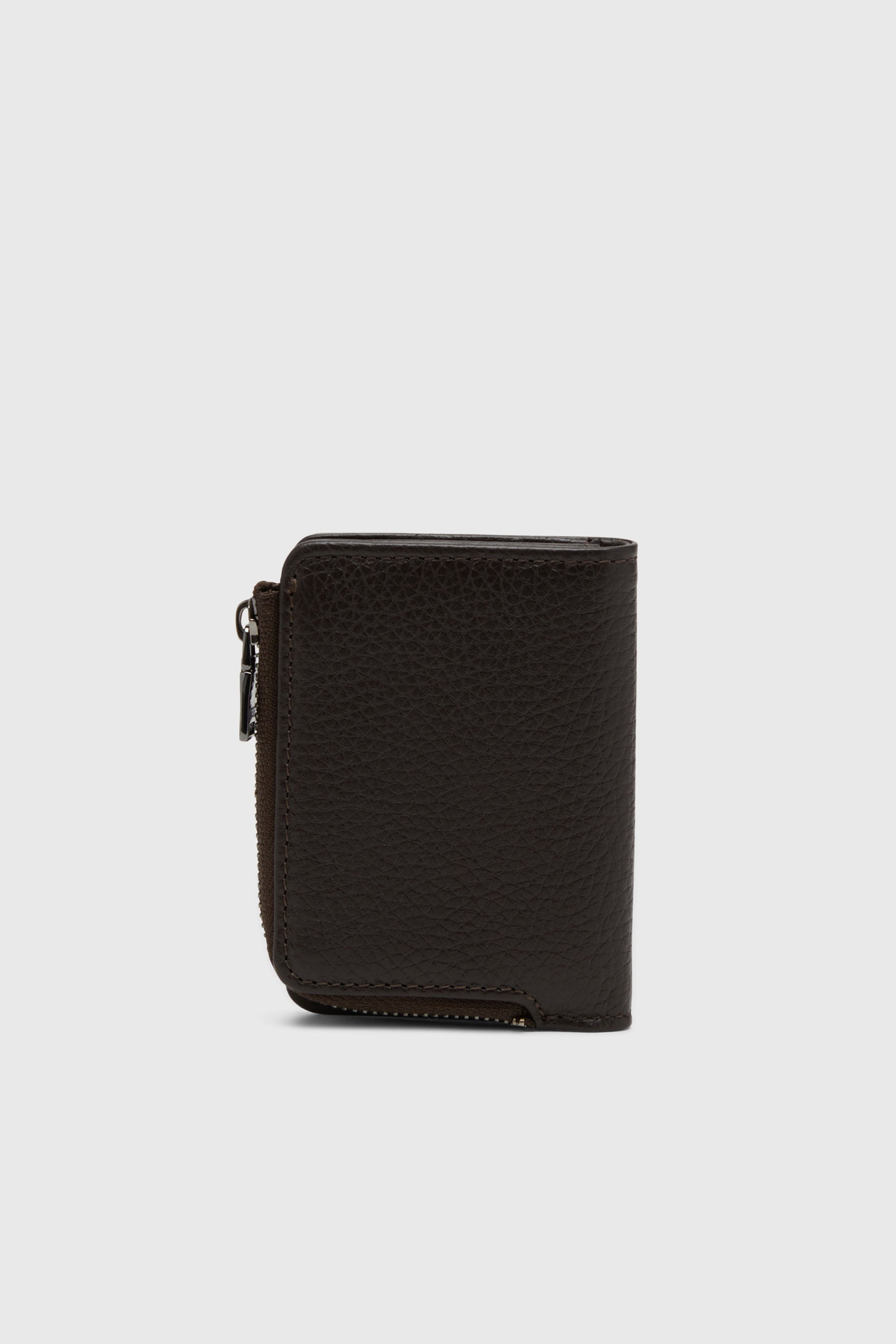 Diesel - HISSU EVO CARD HOLDER L, Male's Leather card holder in Brown - 2