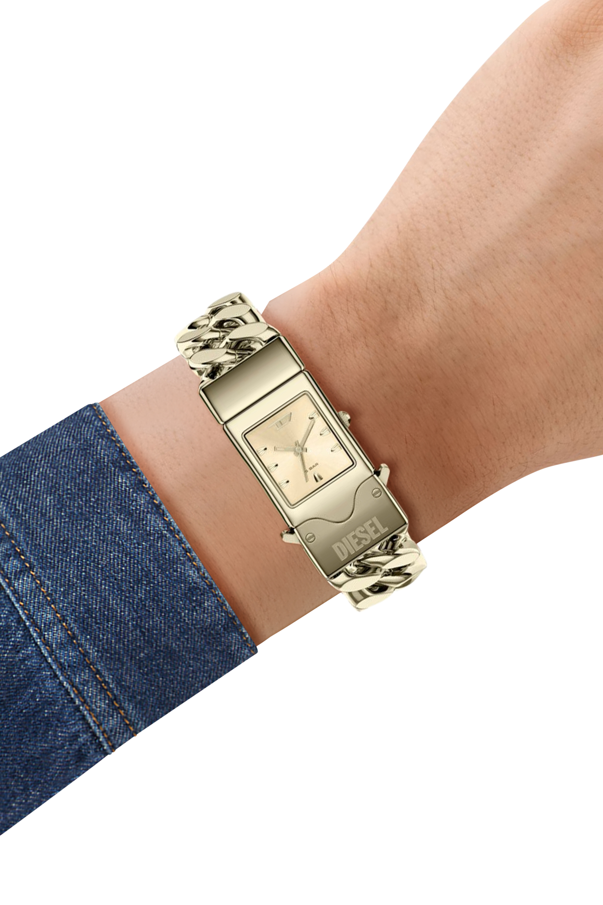 Diesel - DZ2235 WATCH, Reloj Closer de acero inoxidable con tono dorado Hombre in Dorado - 4
