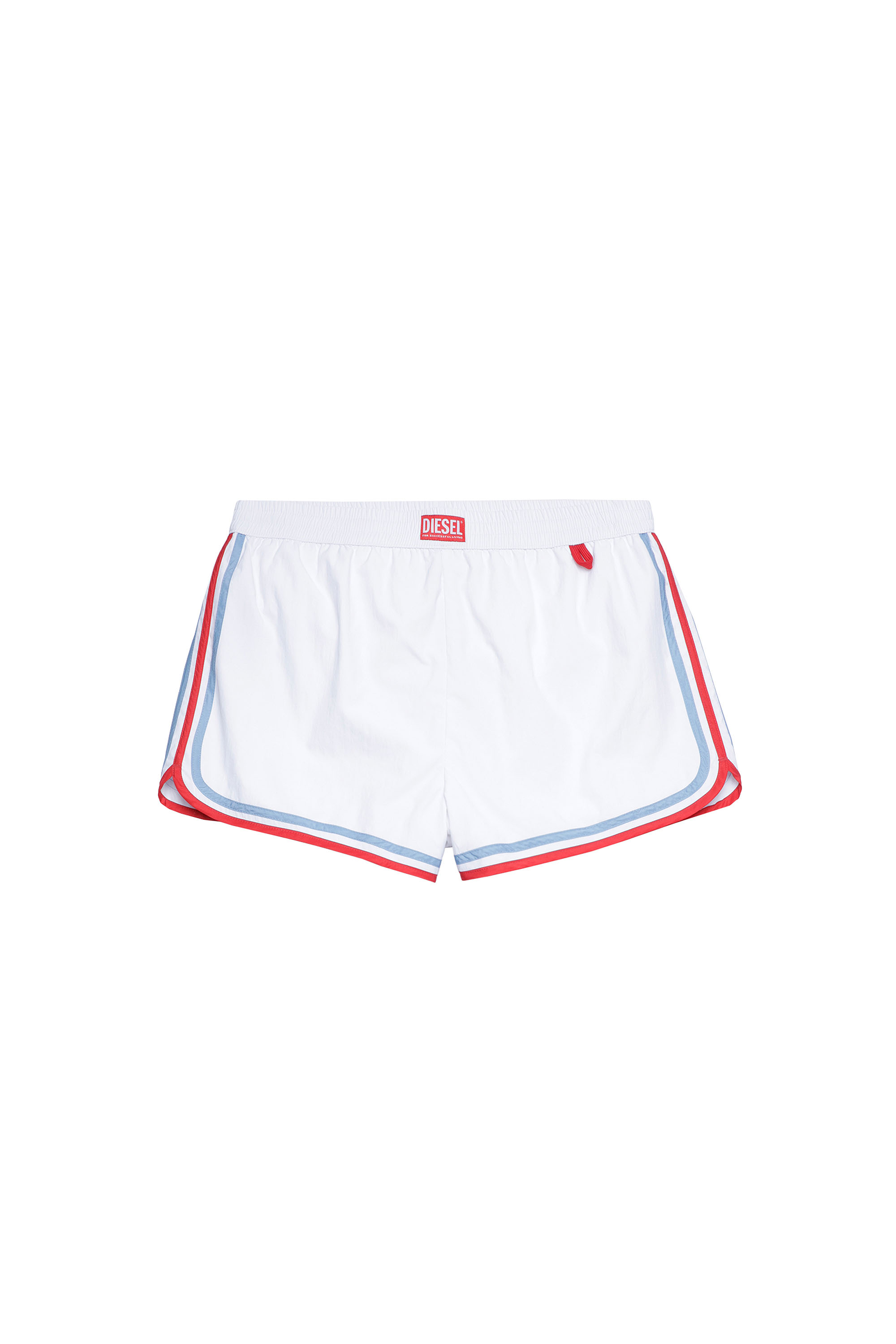 Diesel - BMBX-REEF-30, Man's Swim shorts with double trims in White - 2