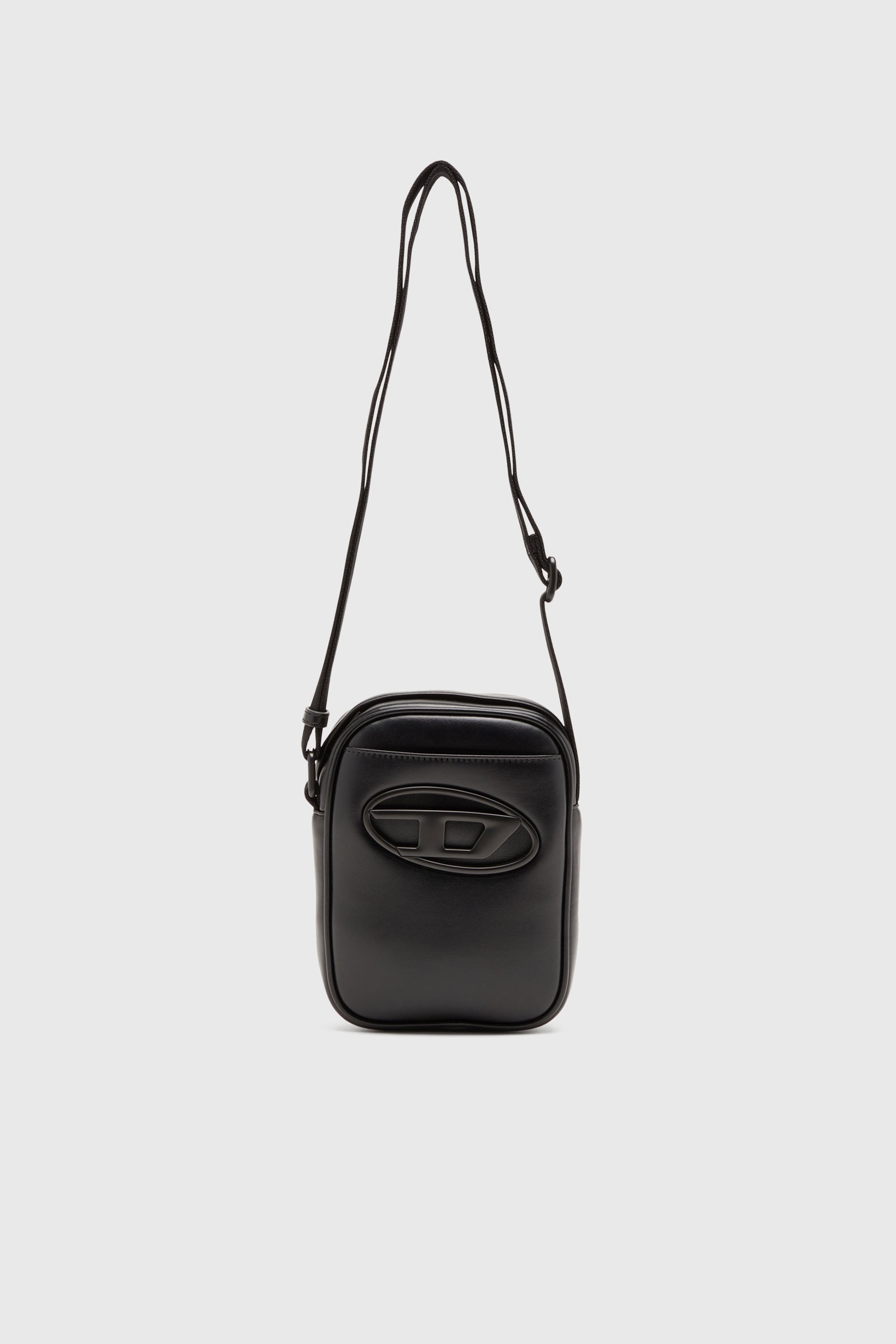 Diesel - HOLI-D CROSSBODY, Man's Holi-D-Crossbody bag in PU and neoprene in Black - 1