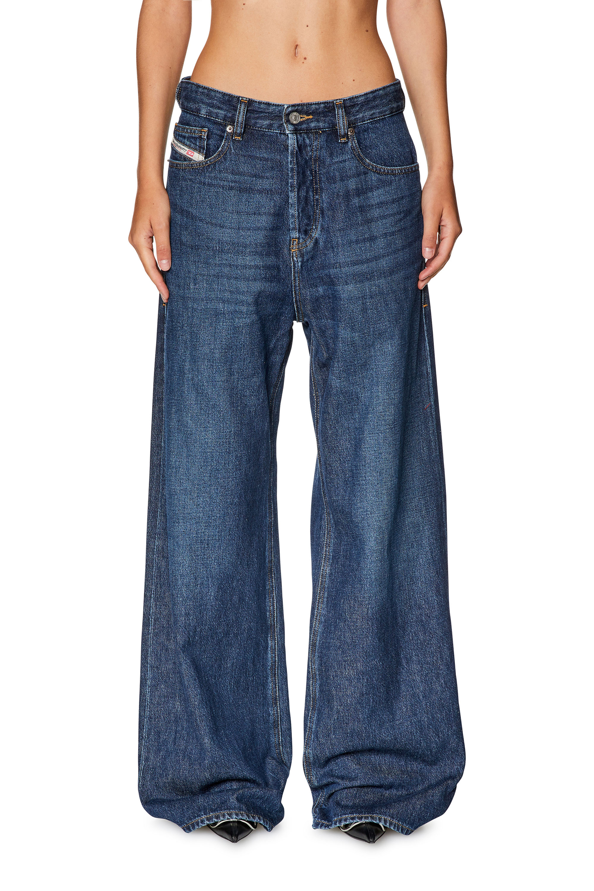 1996 D-Sire: Women's Loose fit, Baggy, dark blue Jeans | Diesel