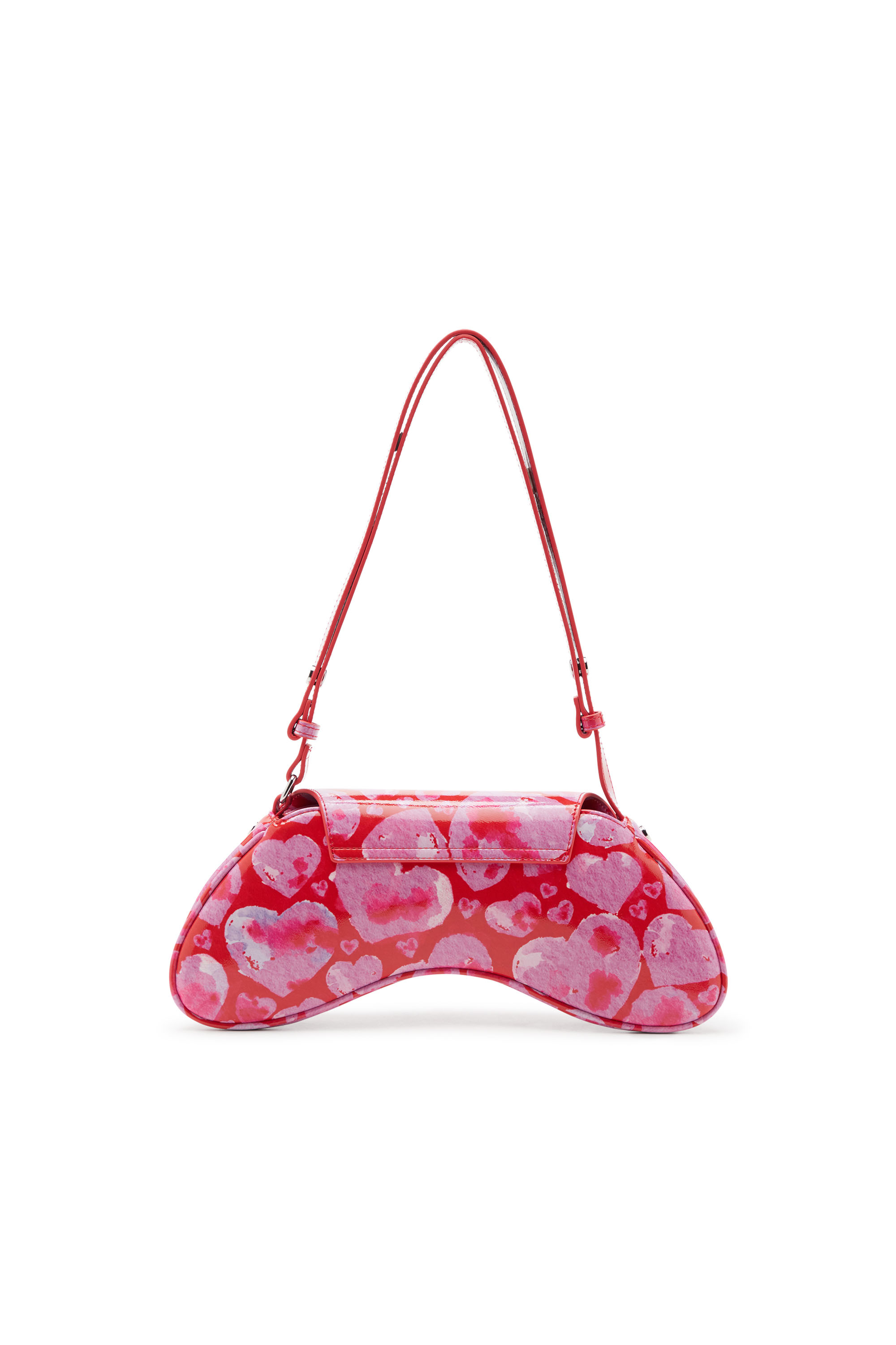 Diesel - ST VALENTINE-PLAY CROSSBODY, St Valentine-Play-Bandolera con estampado de coraz&oacute;n all-over Mujer in Rosa - 2