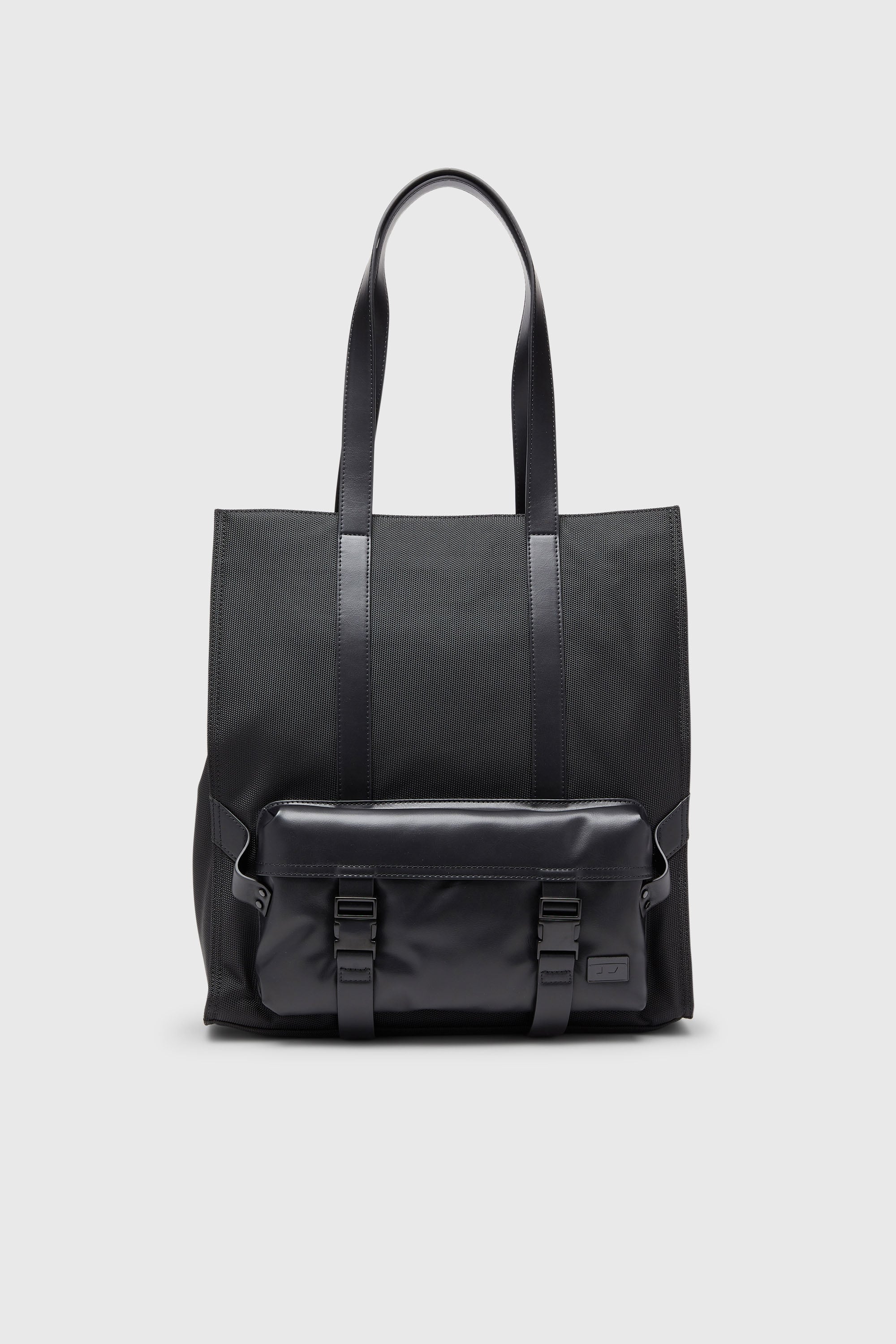 Diesel - MULTI-PKTS TOTE X, Multi-Pkts - Bolsa de compras con bolsillo de solapa y zip Unisex in Negro - 1