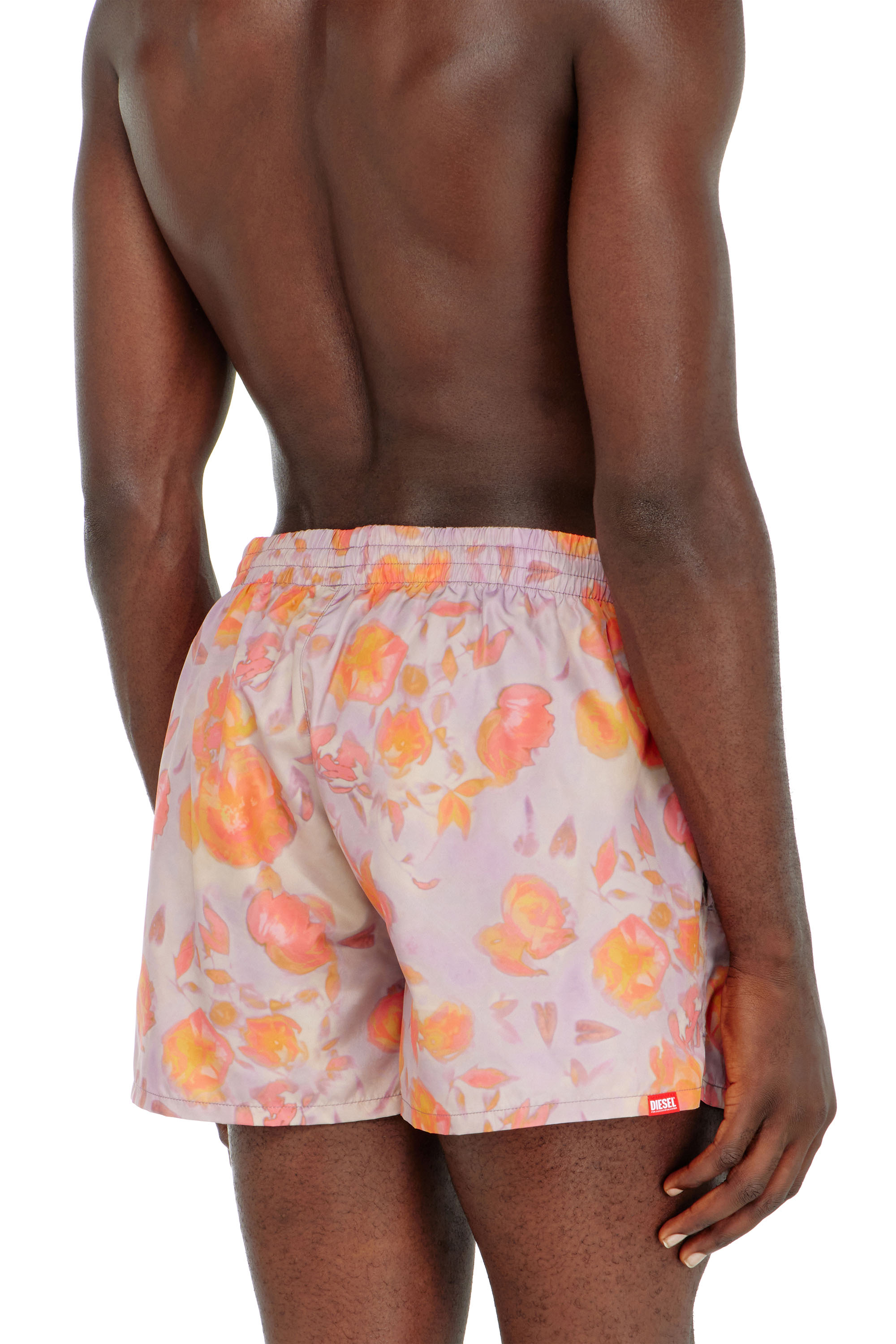 Diesel - OLLY-34-D-CORE, Ba&ntilde;ador met&aacute;lico con estampado floral Hombre in ToBeDefined - 3