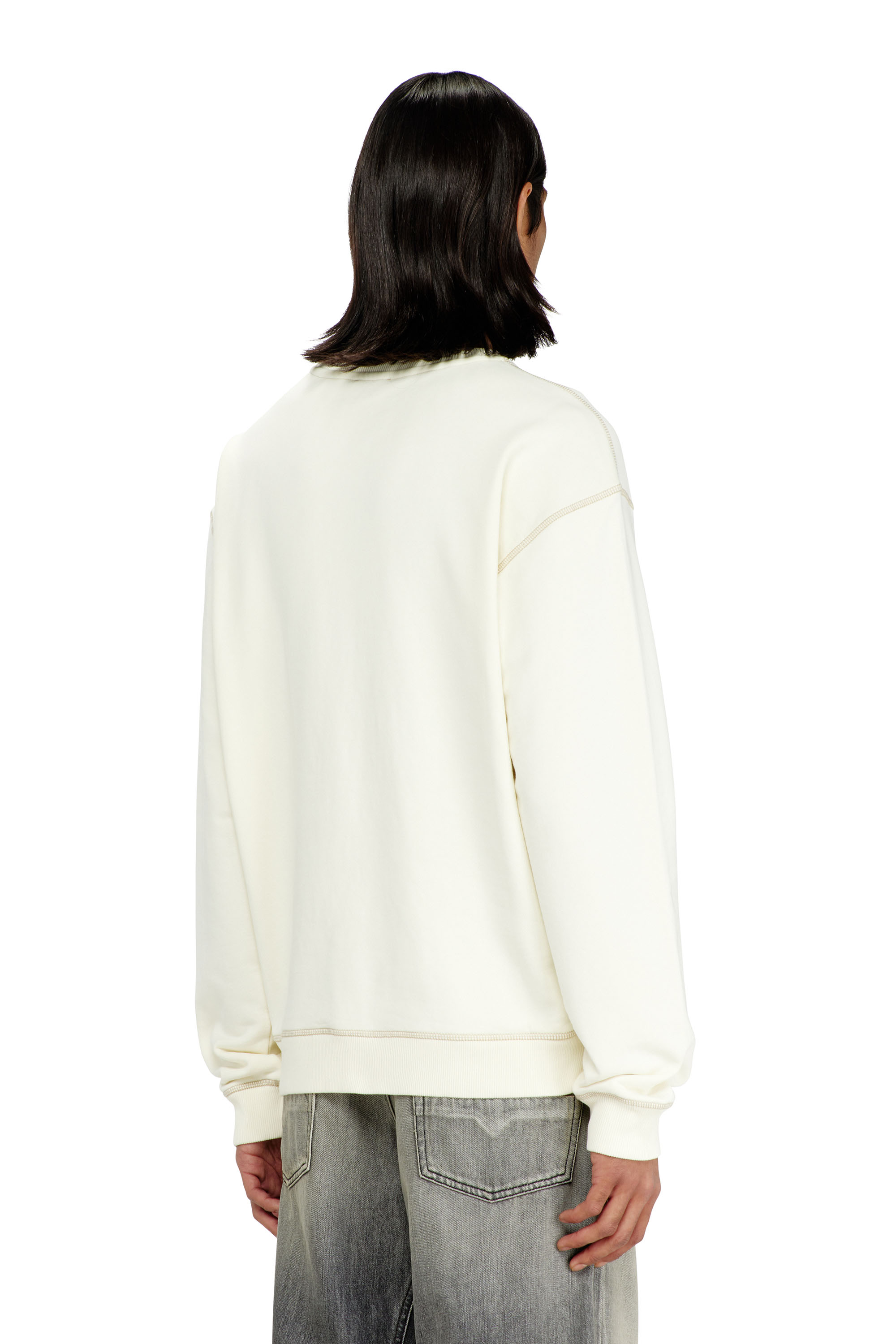 Diesel - S-NORM-AA3, Male's Sweatshirt with embroidery and print in null - 4