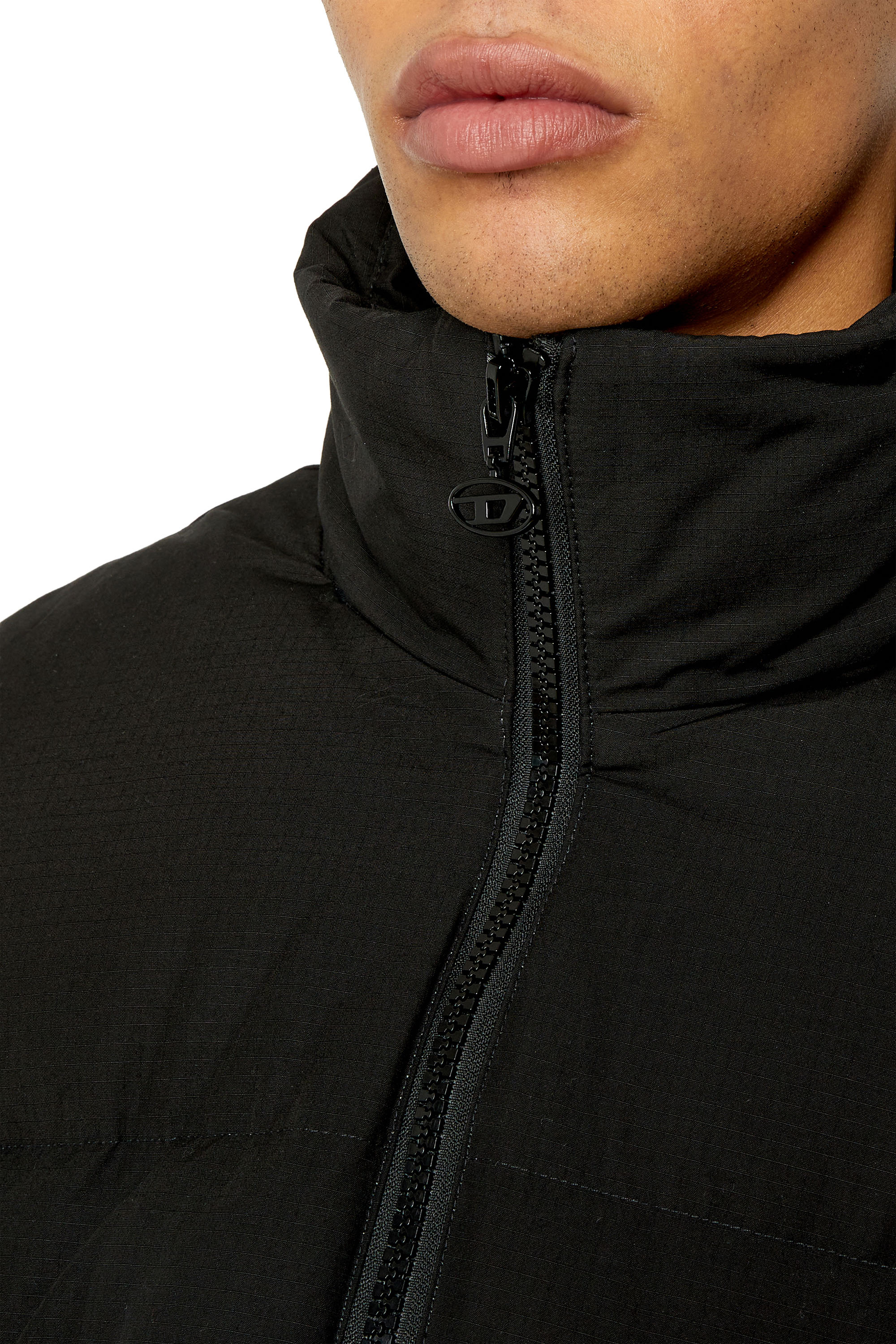 W-OVAL Man: Oversized down jacket with mega logo | Diesel