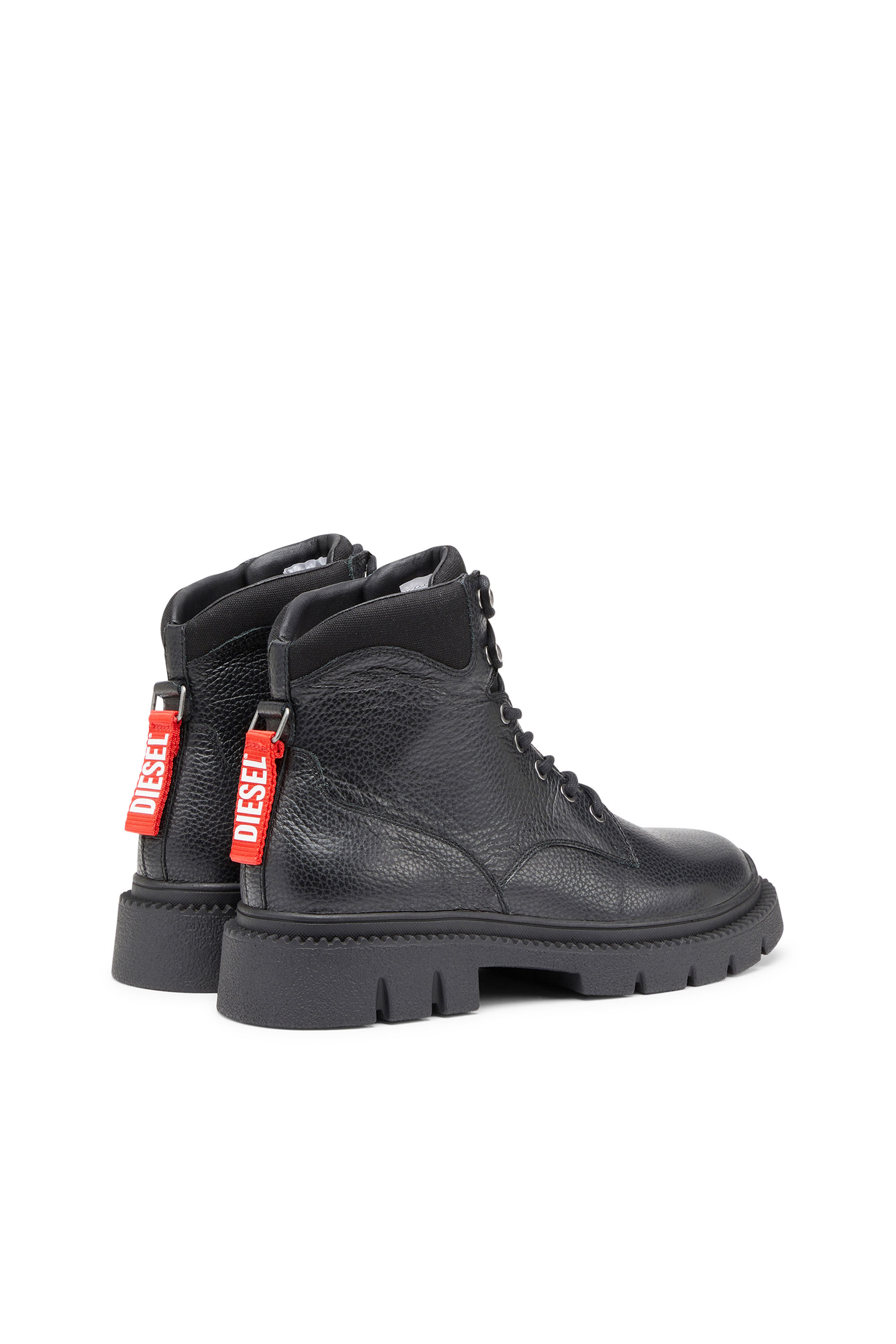 ●T-TRELL Men's D-Troit BT - Lace-up boots with Diesel tape tag