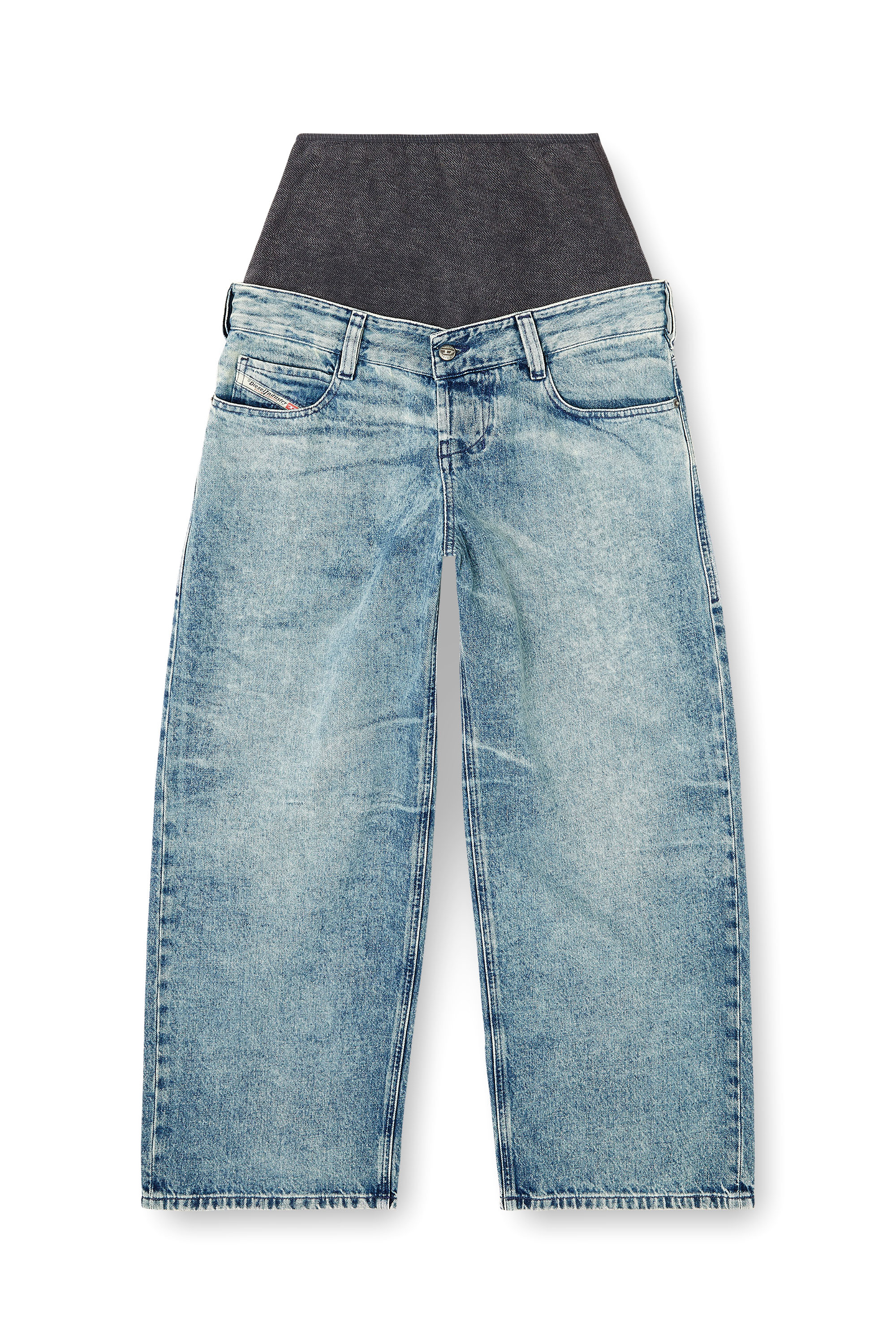 Diesel - Female's Relaxed Jeans D-Eni 09N97, Medium Blue - 3
