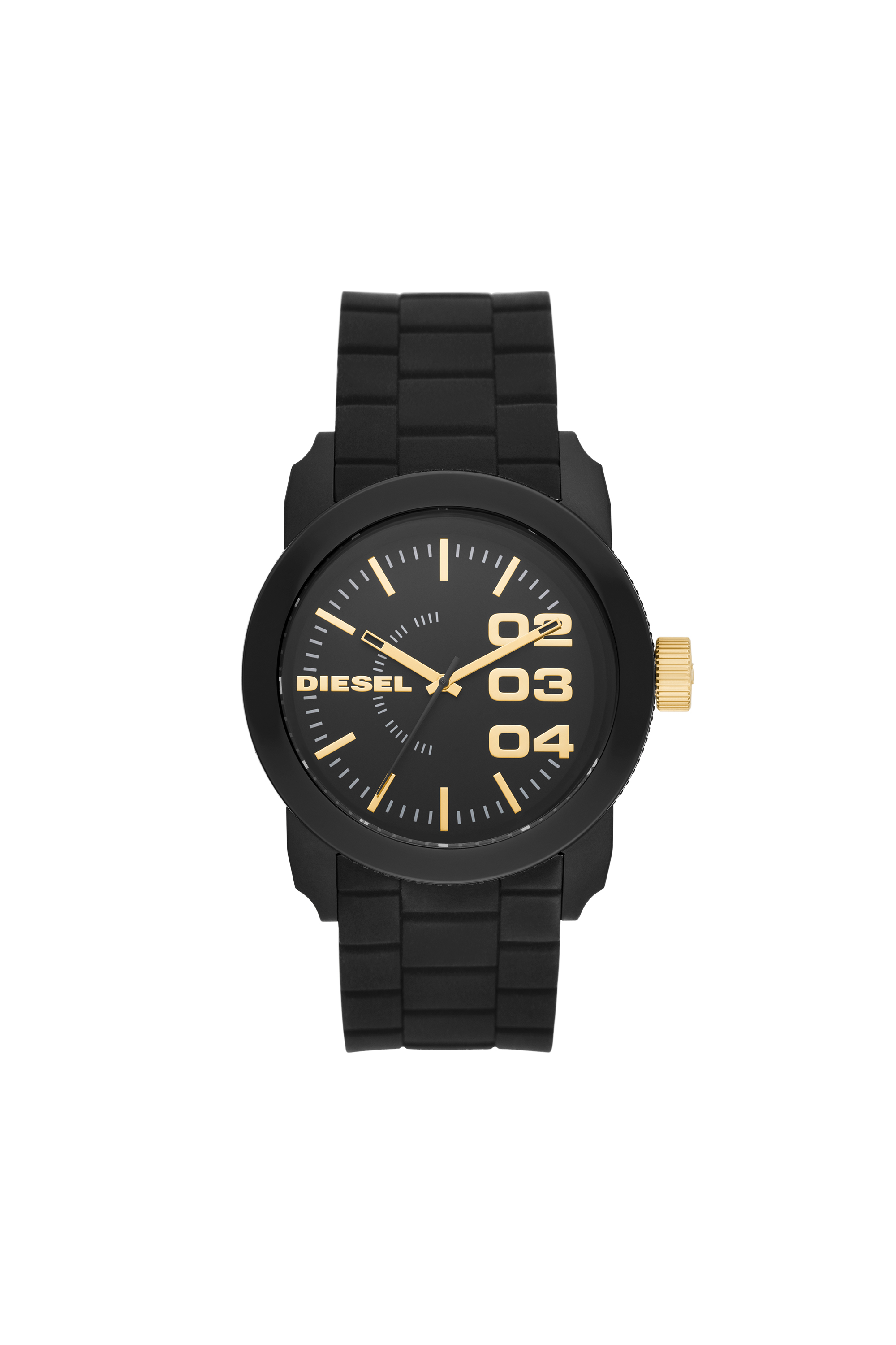 DZ1972: Black and gold women's round dial watch | Diesel