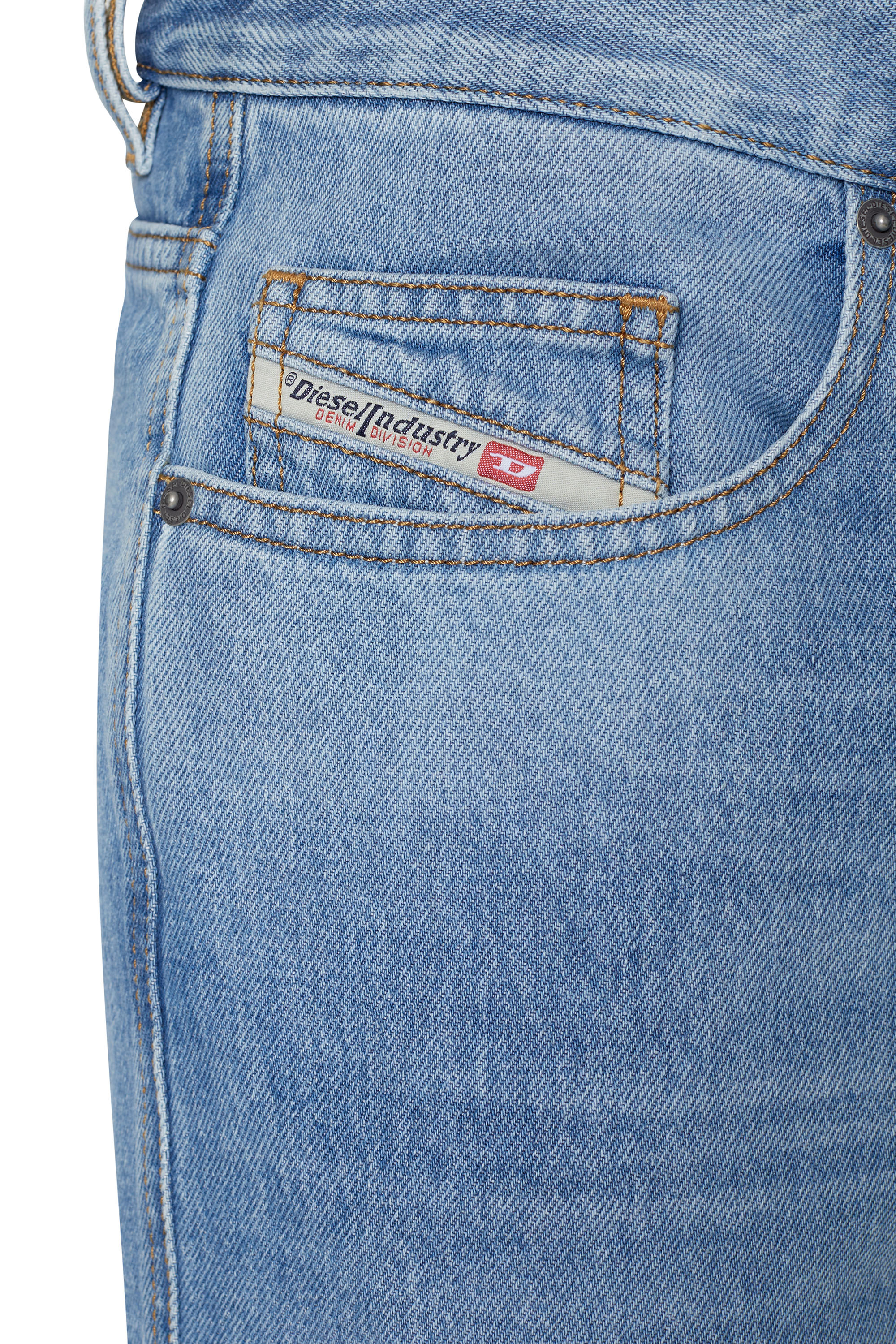 Diesel - Straight Jeans 2020 D-Viker 09C15 Homme, Bleu Clair - Image 6