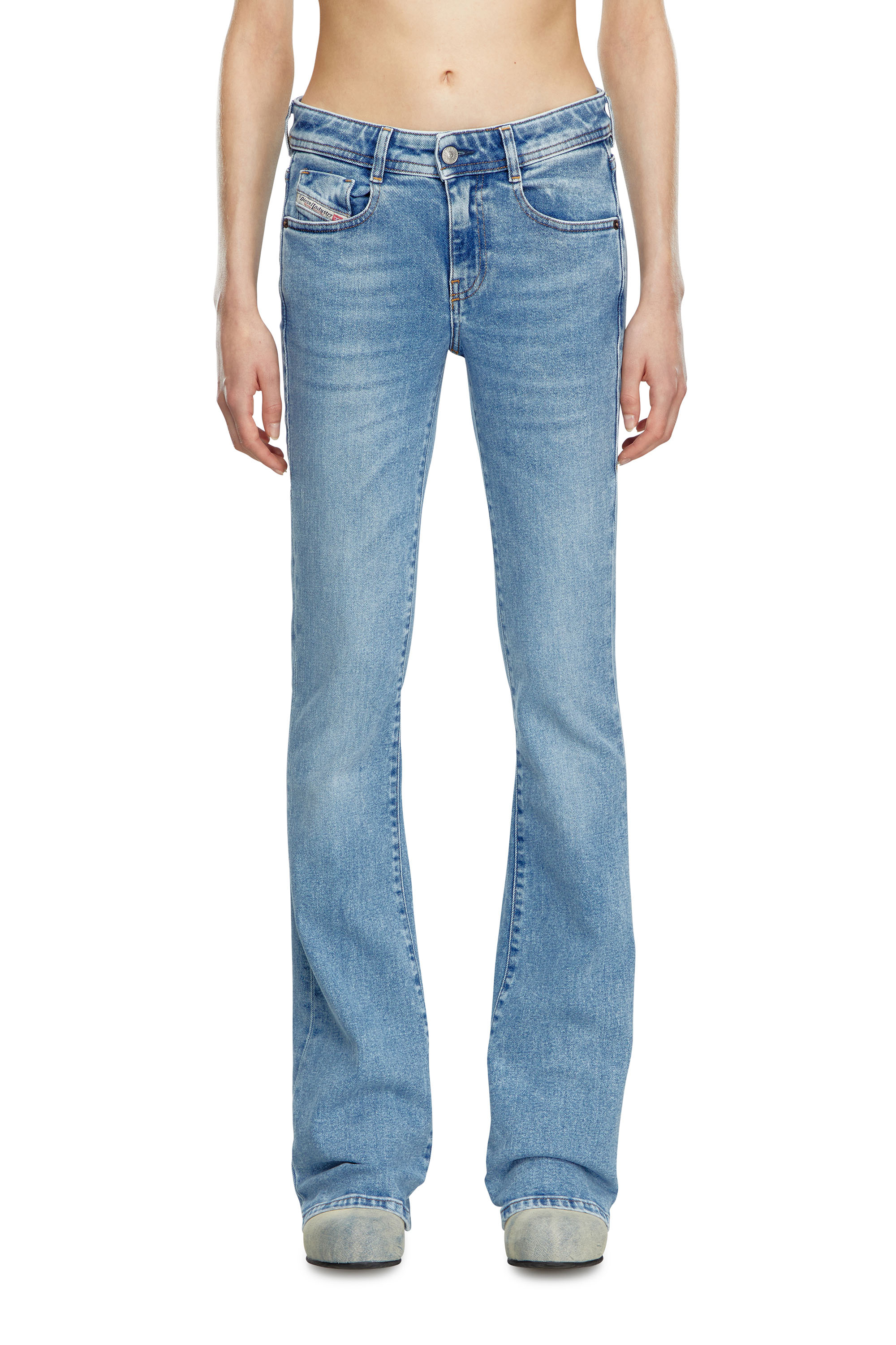 Diesel - Woman's Bootcut Jeans 1969 D-Ebbey 9B92L, Light Blue - 1