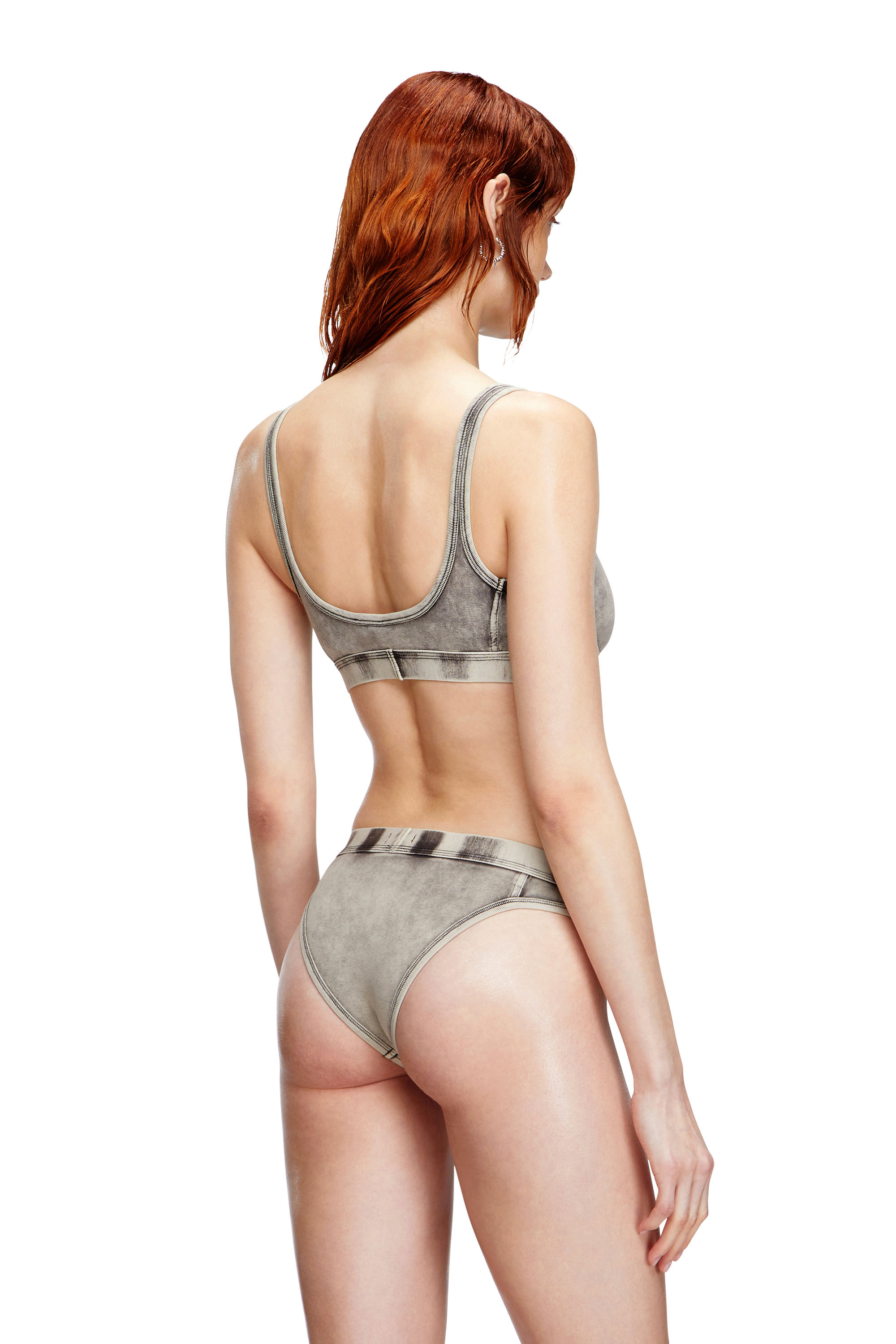 Diesel - CLODIA-DNM, Slips en jersey effet denim Femme in Gris - 3