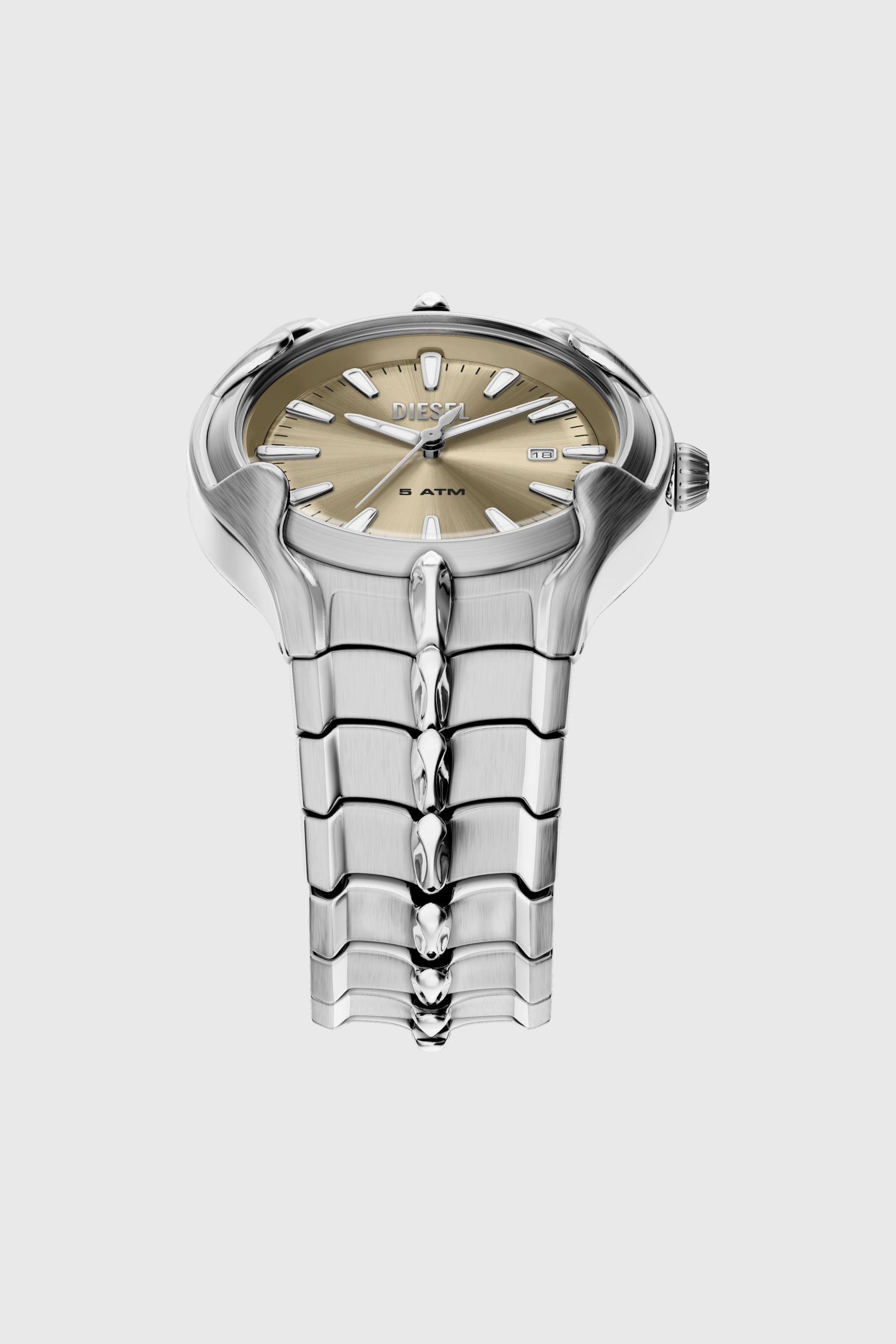 Diesel - DZ2234 WATCH, Reloj Vert de acero inoxidable Hombre in Plateado - 4