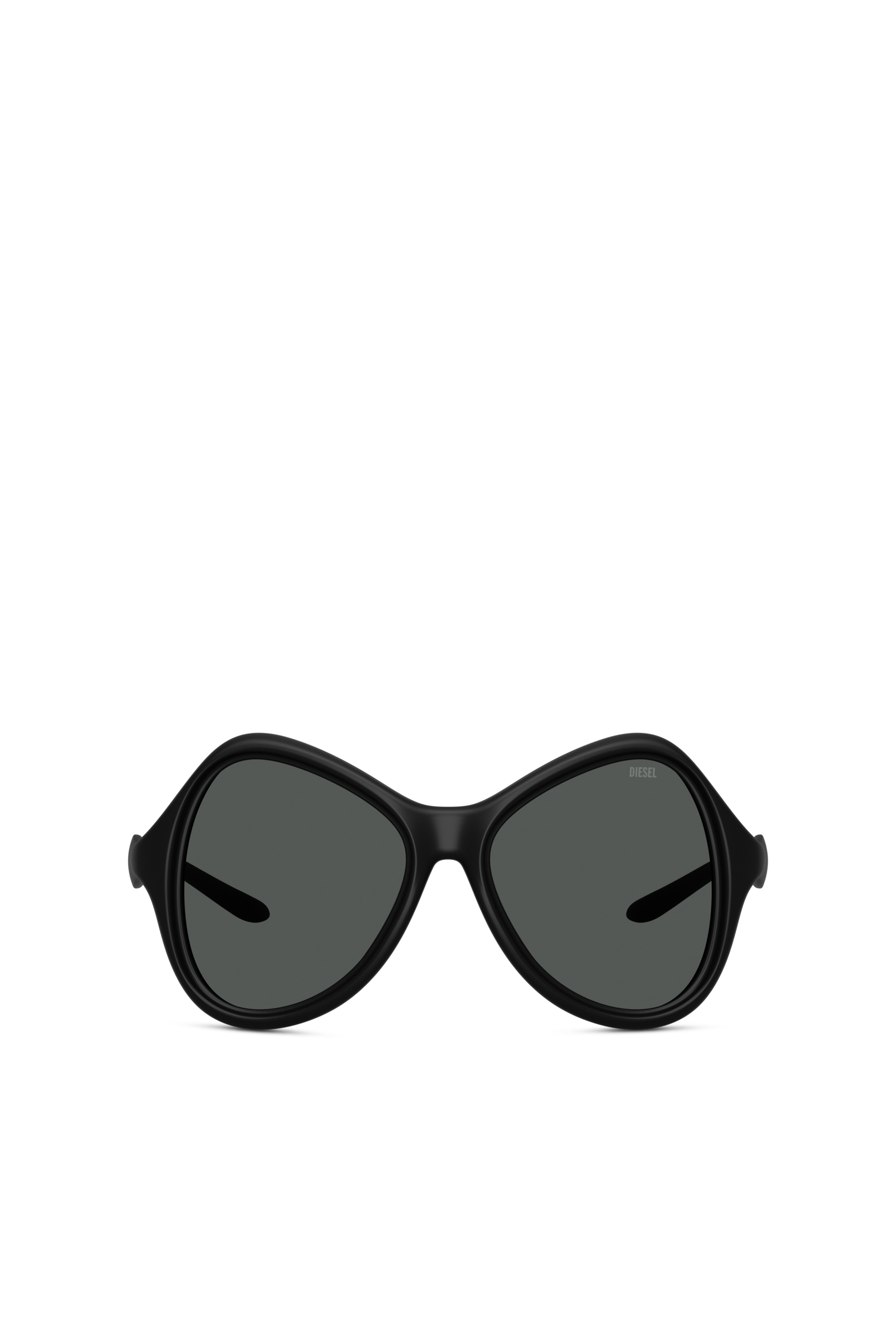 Diesel - 0DL3010U, Unisex's Cat-eye style sunglasses in Black - 1