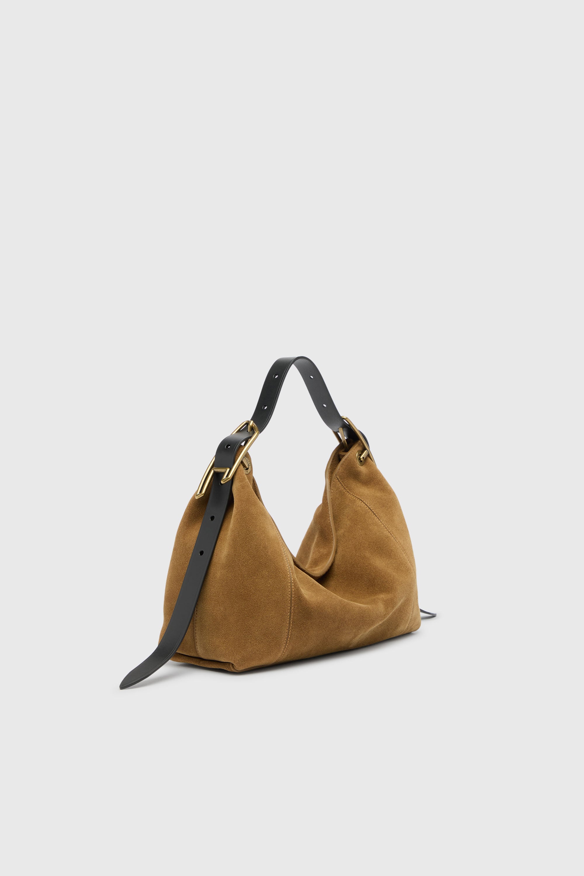Diesel - D-LINE HOBO S, D-Line Bolso de hombro en ante encerado Mujer in Marr&oacute;n - 2