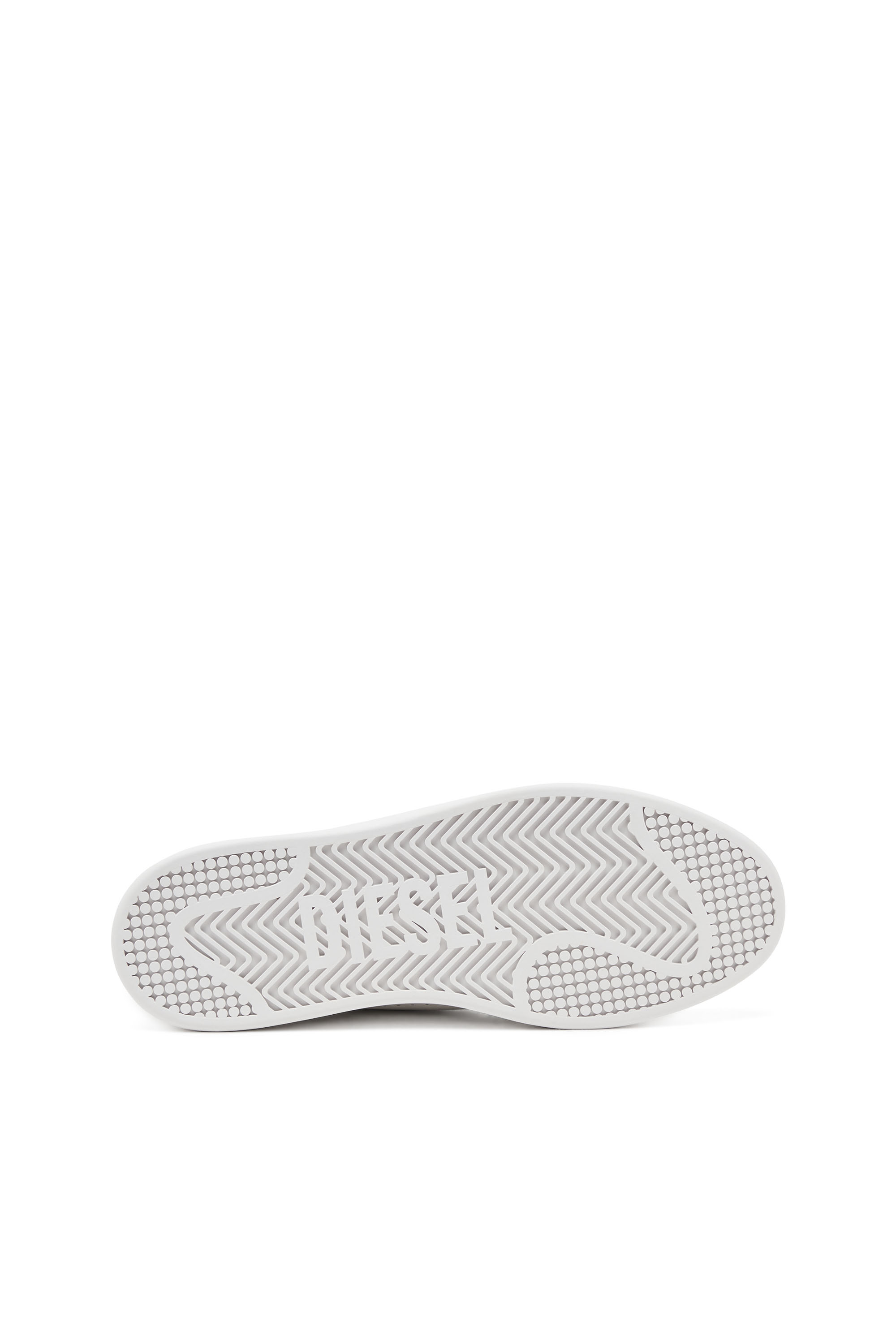 Diesel - S-ATHENE VTG, Man's S-Athene-Low-top sneakers in leather and nylon in White - 5