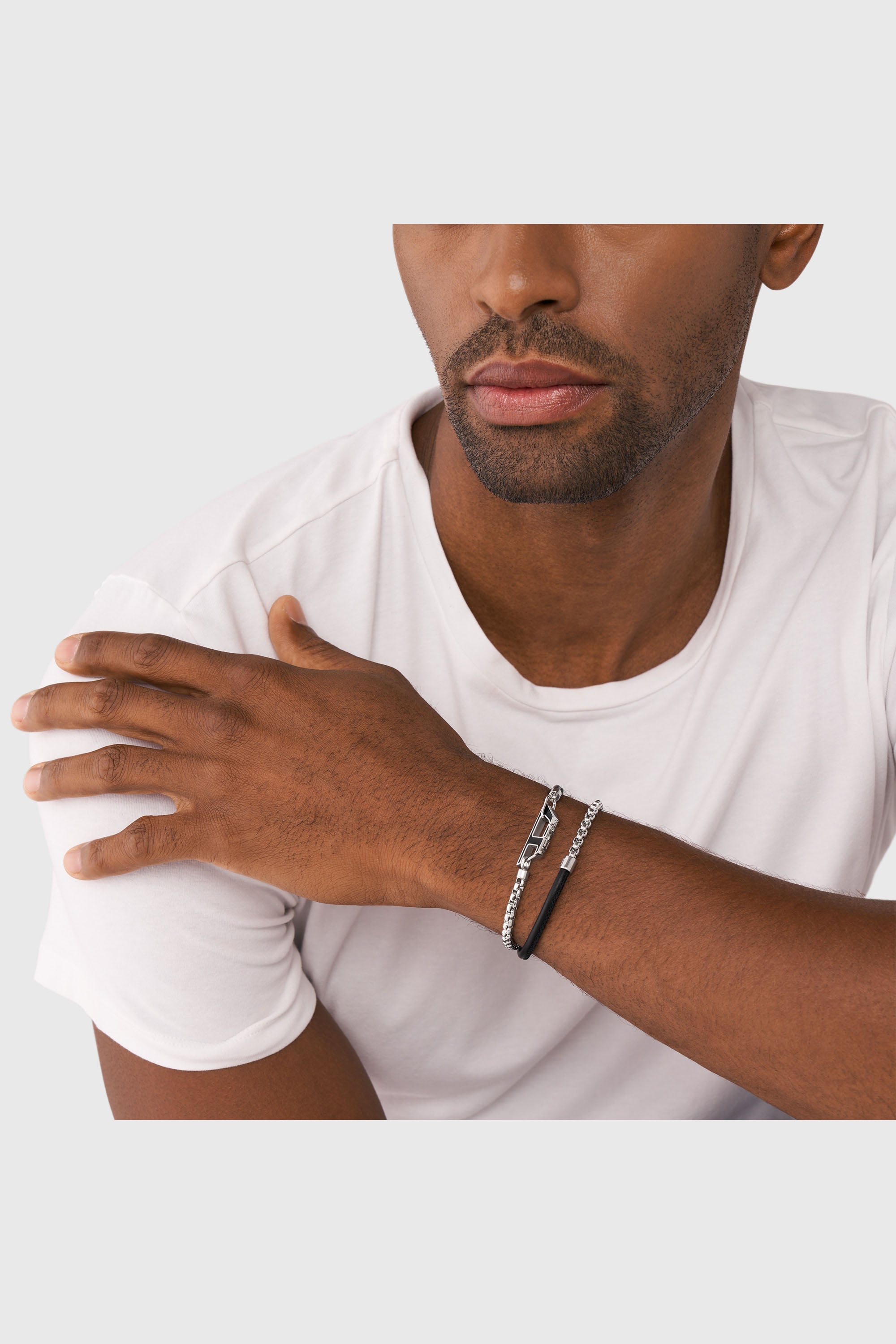 Women's Stainless steel chain bracelet | Silver | Diesel {{Country}}
