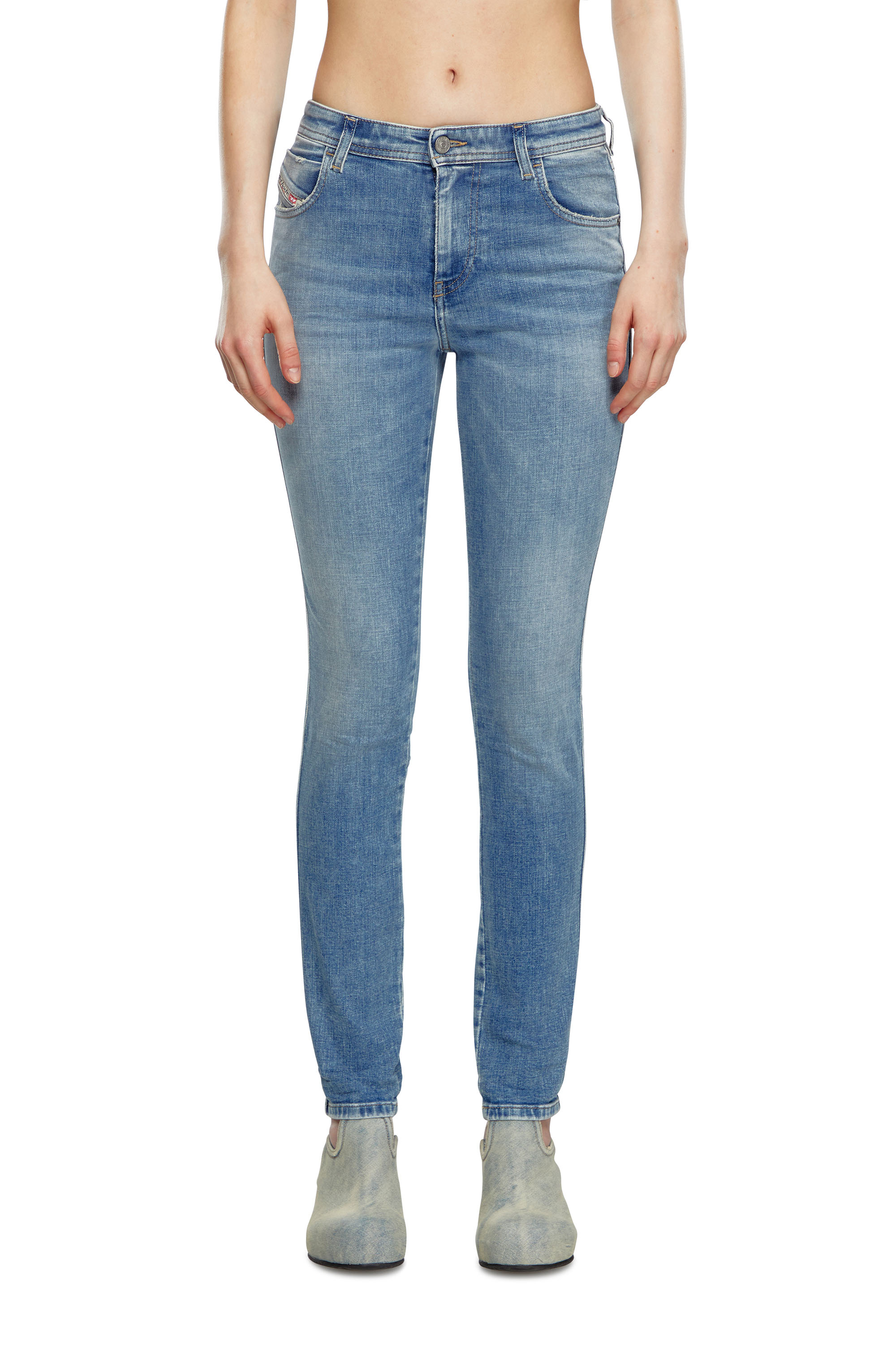 Diesel - Woman's Skinny Jeans 2015 Babhila 09J21, Light Blue - 2