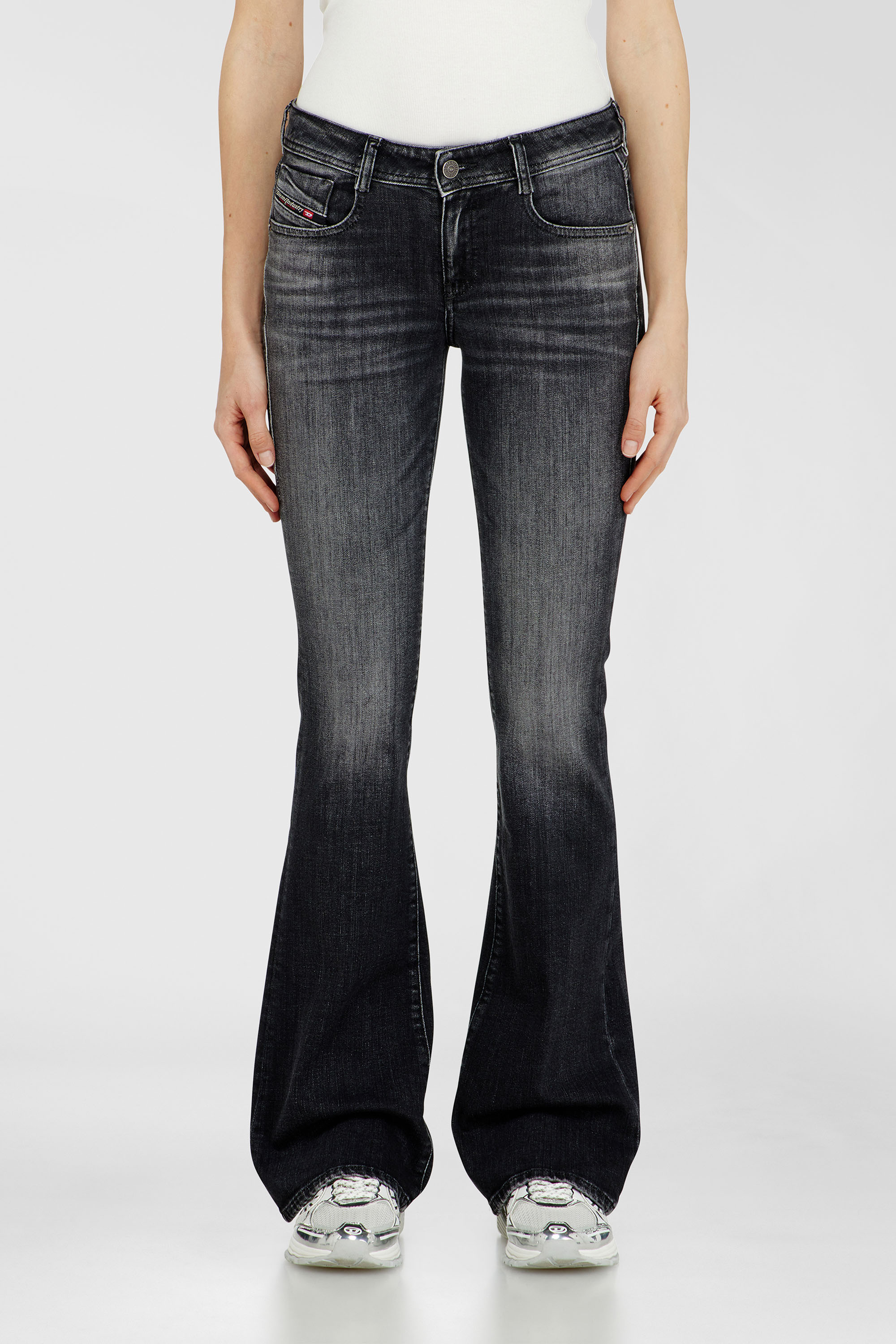 Diesel - Female's Bootcut Jeans 1969 D-Ebbey 09L98, Black/Dark Grey - 4