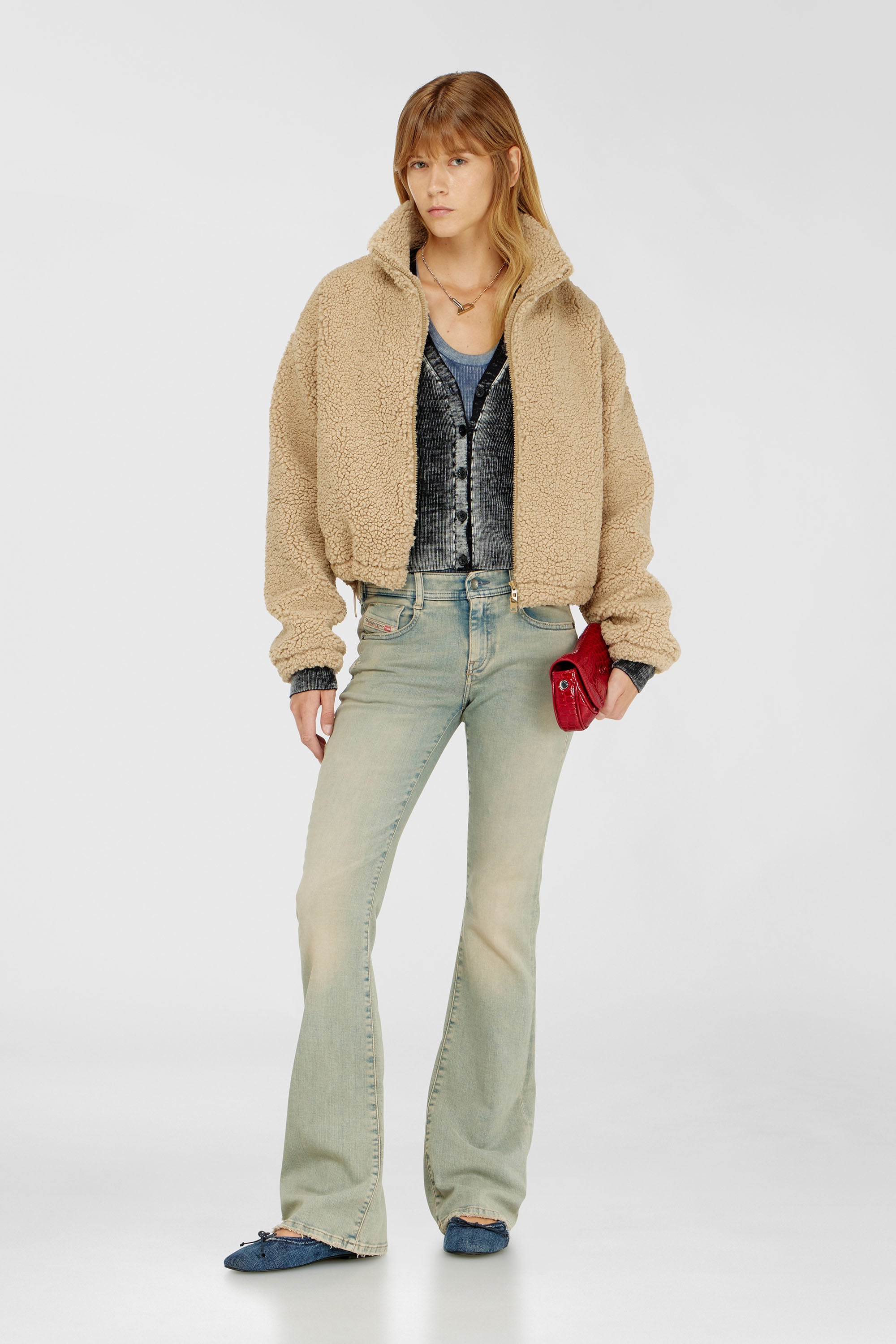 Diesel - Bootcut Jeans 1969 D-Ebbey 09Q98 Mujer, Azul Claro - 1
