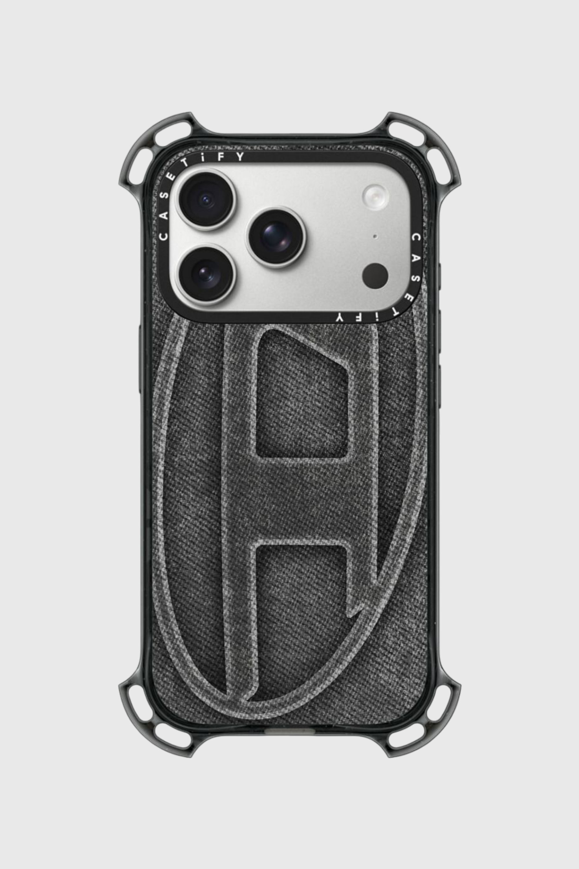 Diesel - 60591 MOULDED CASE, Unisex's Oval D bounce case for iPhone 17 Pro in Black - 1