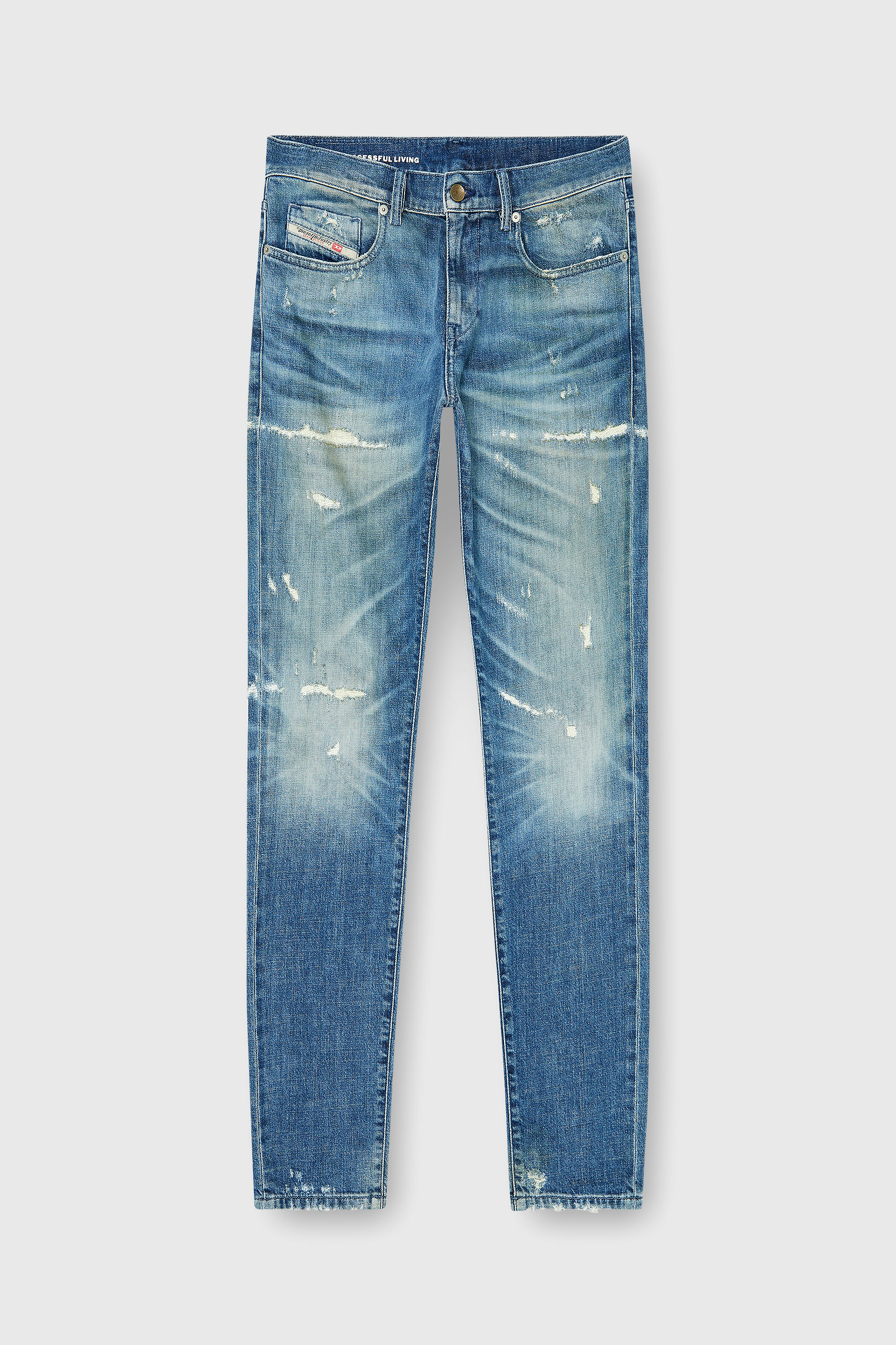 Diesel - Slim Jeans 2019 D-Strukt 007EN Hombre, Azul medio - 6