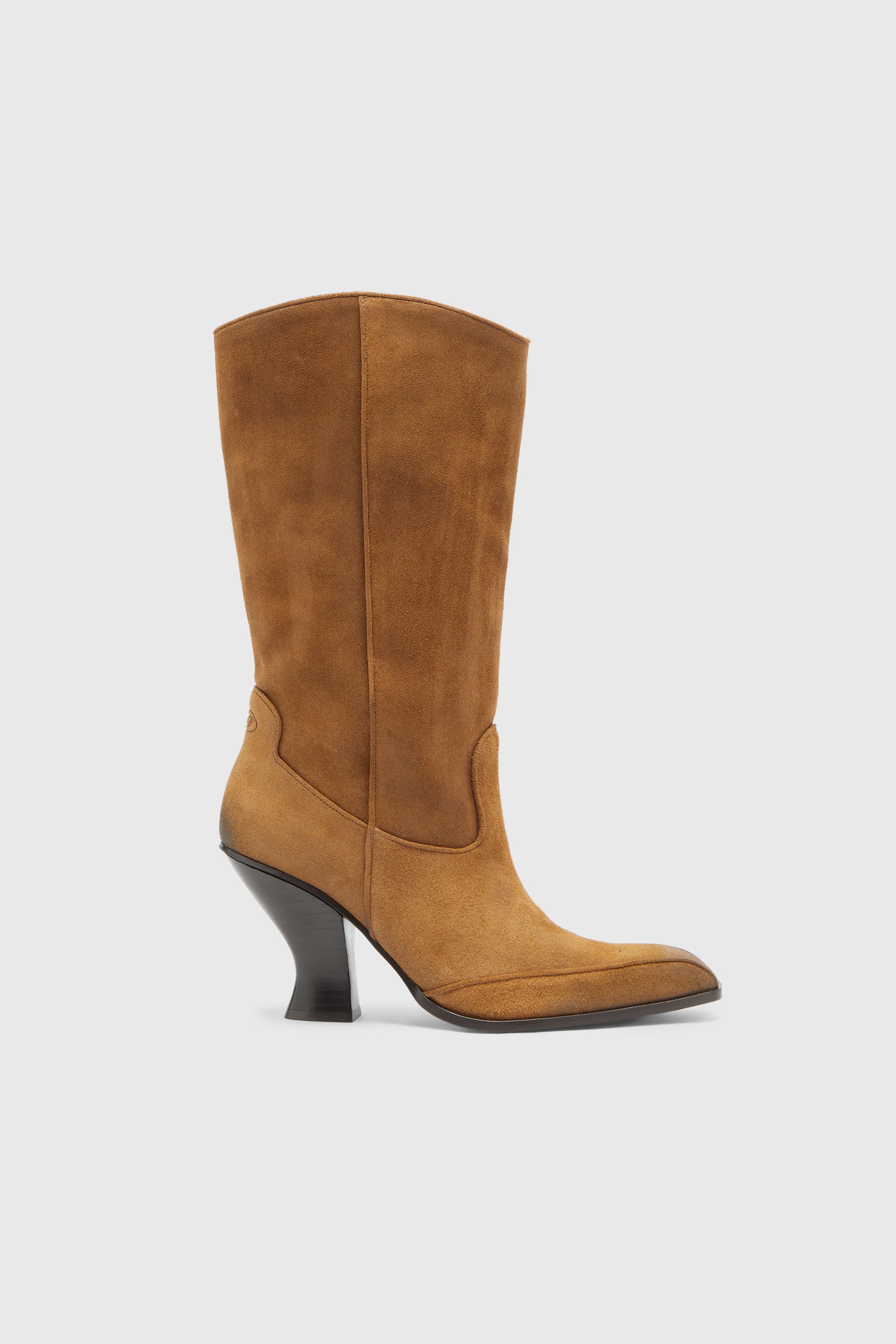 Diesel - D-LUFFY-75-TUBE, D-Luffy - Botas altas de ante Mujer in Marr&oacute;n - 1