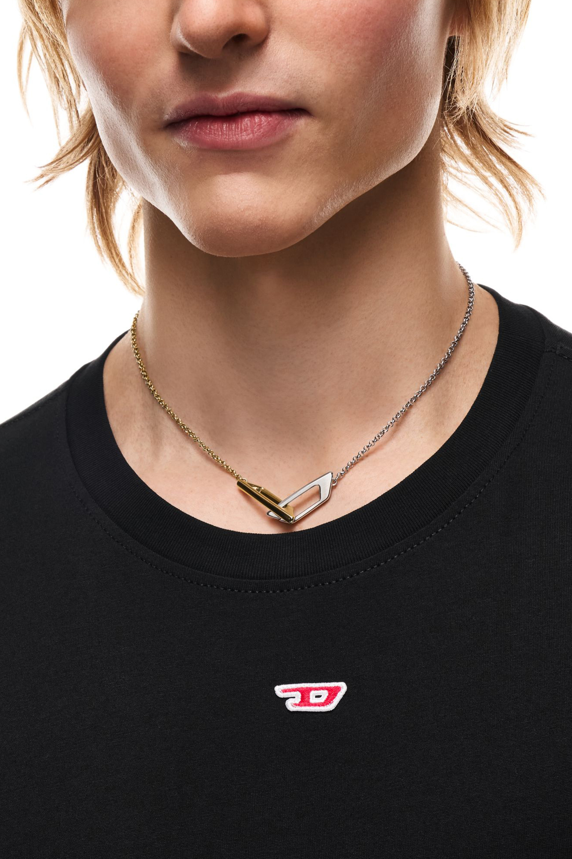 Diesel - DX1687931  JEWELLERY, Collar de cadena de acero inoxidable Unisex in Plateado - 4