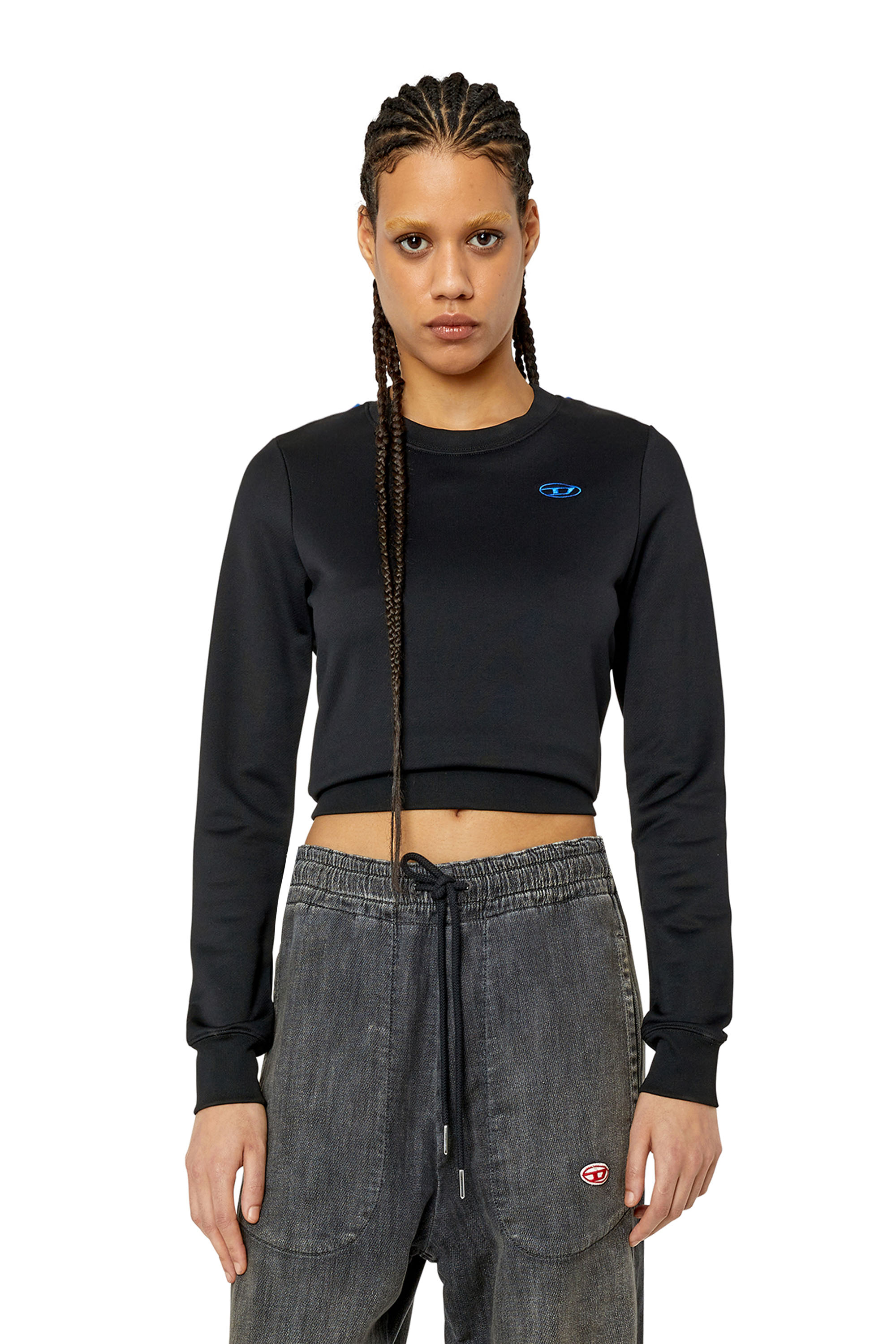 F-CROSSY Woman: Sweatshirt with back opening | Diesel