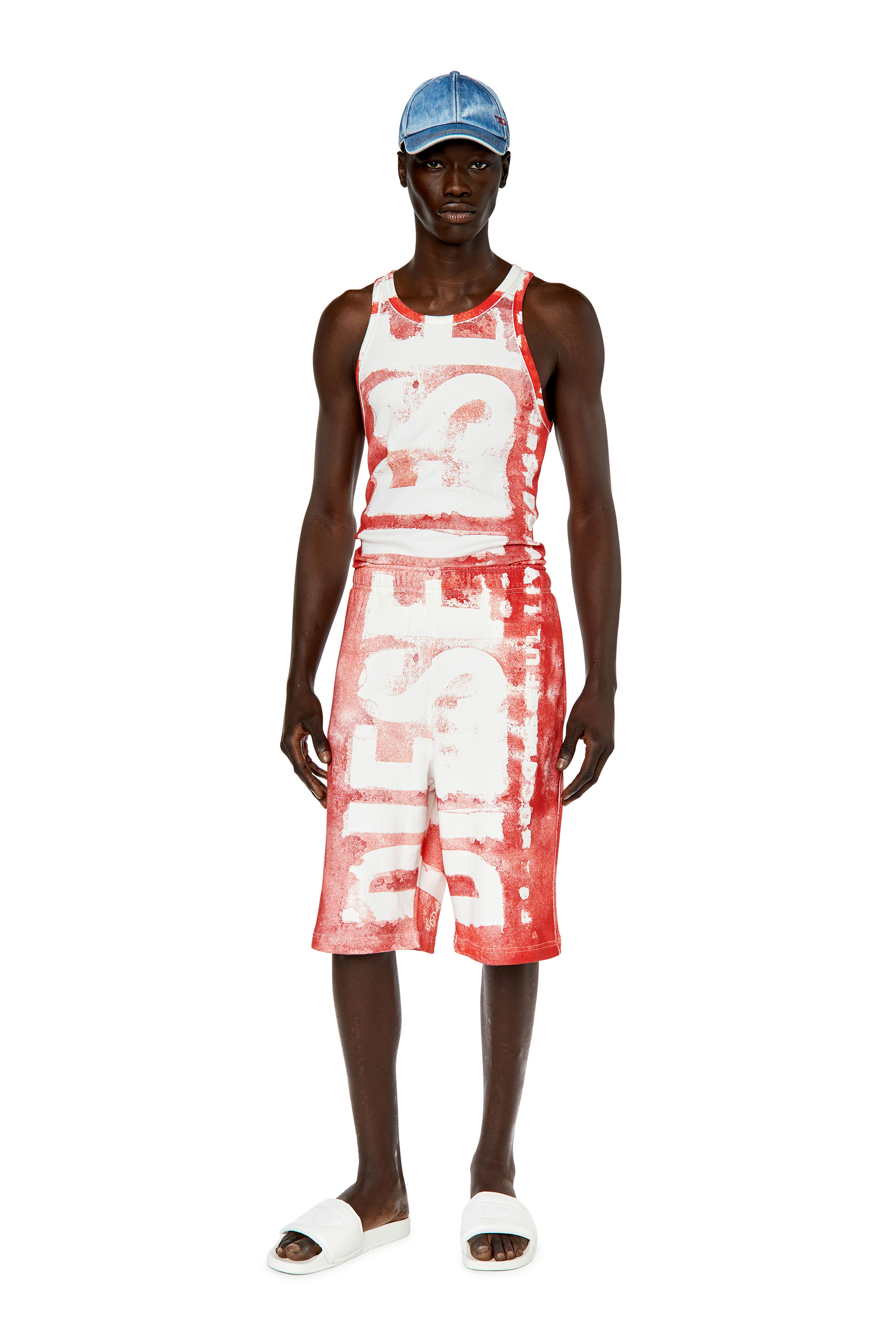 T-LIFT-G1 Man: Tank top with bleeding logo | Diesel