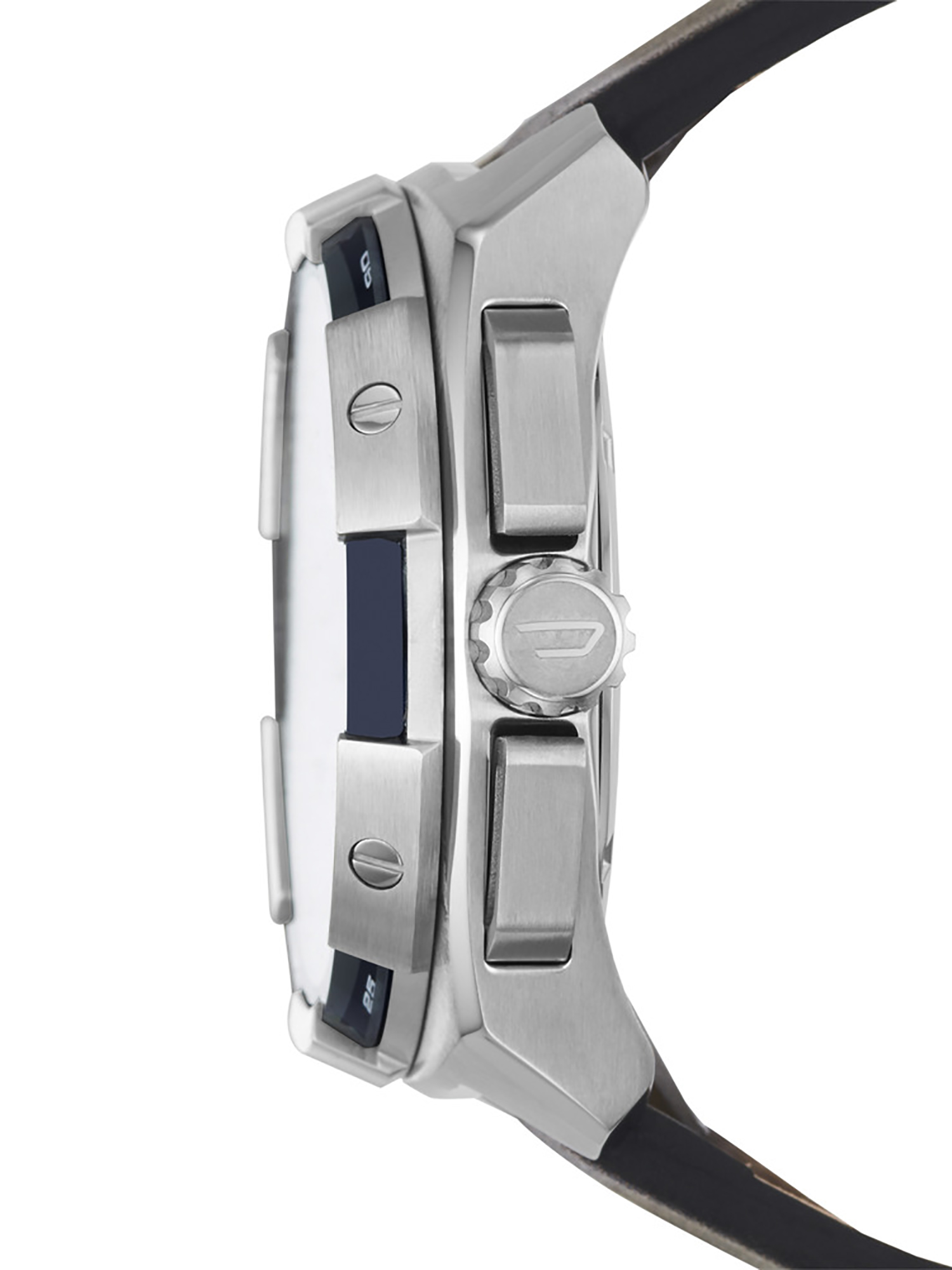 DZ4418 Man: Dark brown watch with blue dial | Diesel