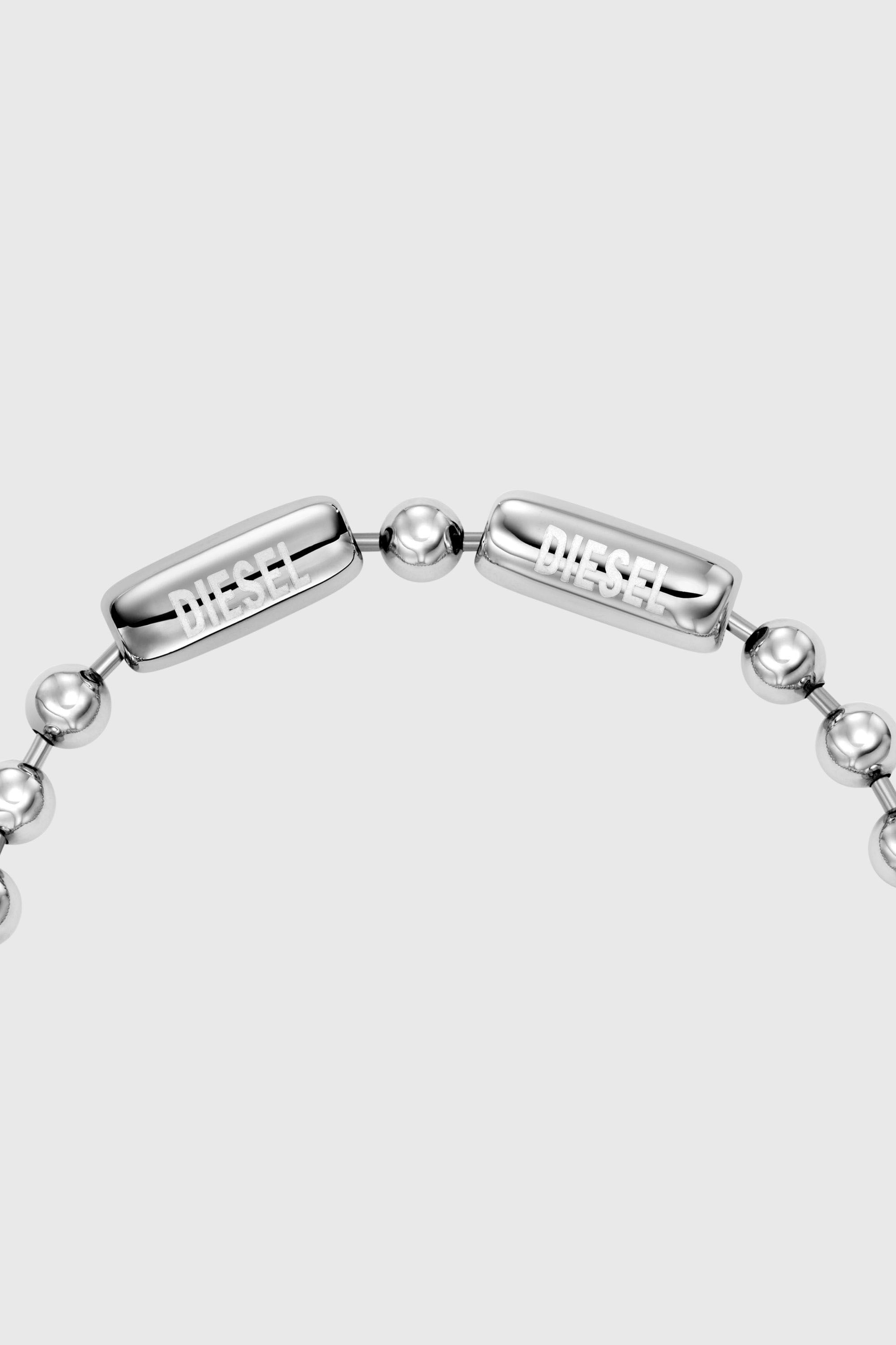 Diesel - DX167540 JEWELLERY, Pulsera de cadena de acero inoxidable Unisex in Plateado - 2