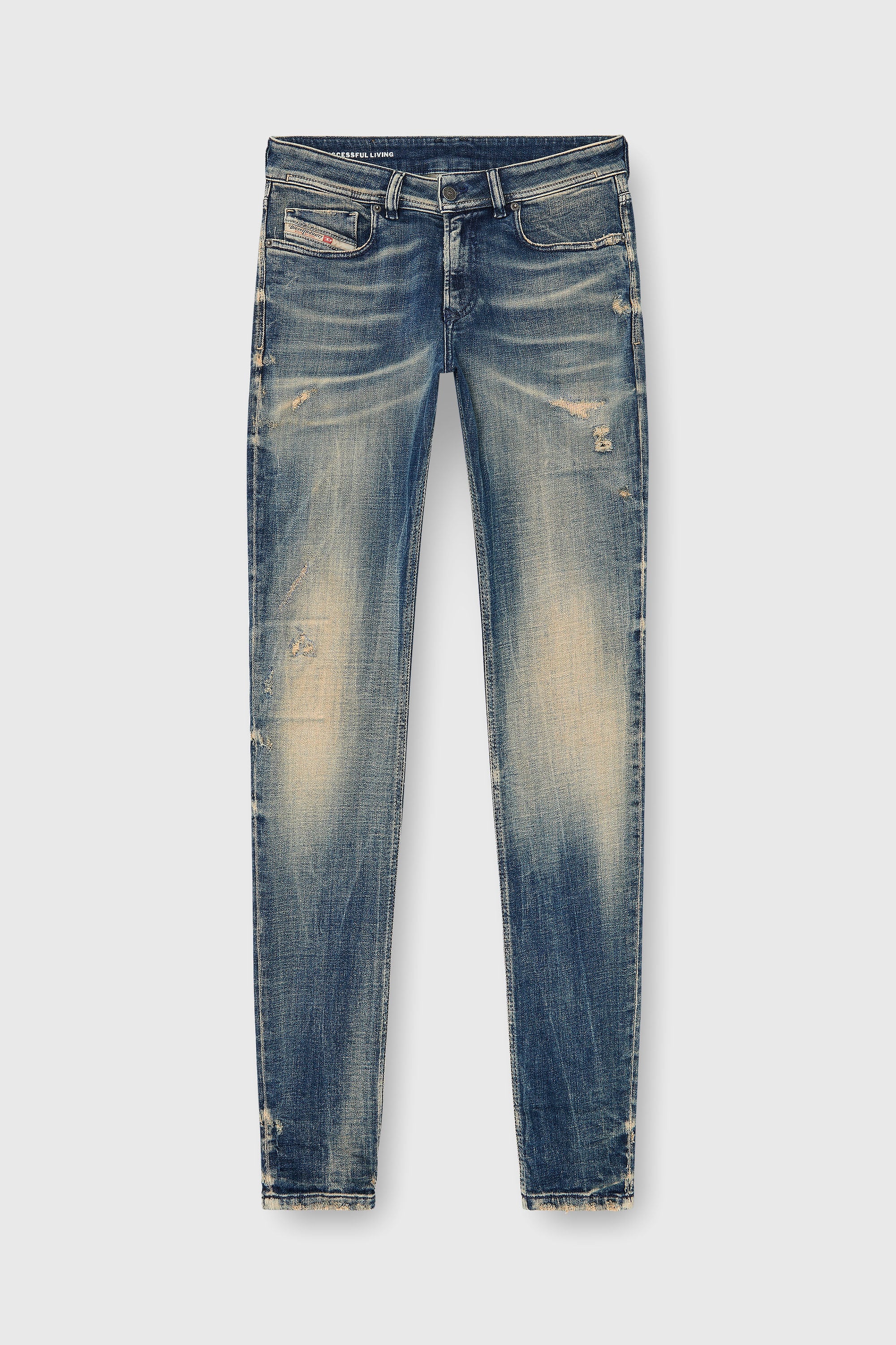Diesel - Skinny Jeans 1979 Sleenker 09P68 Hombre, Azul Oscuro - 6