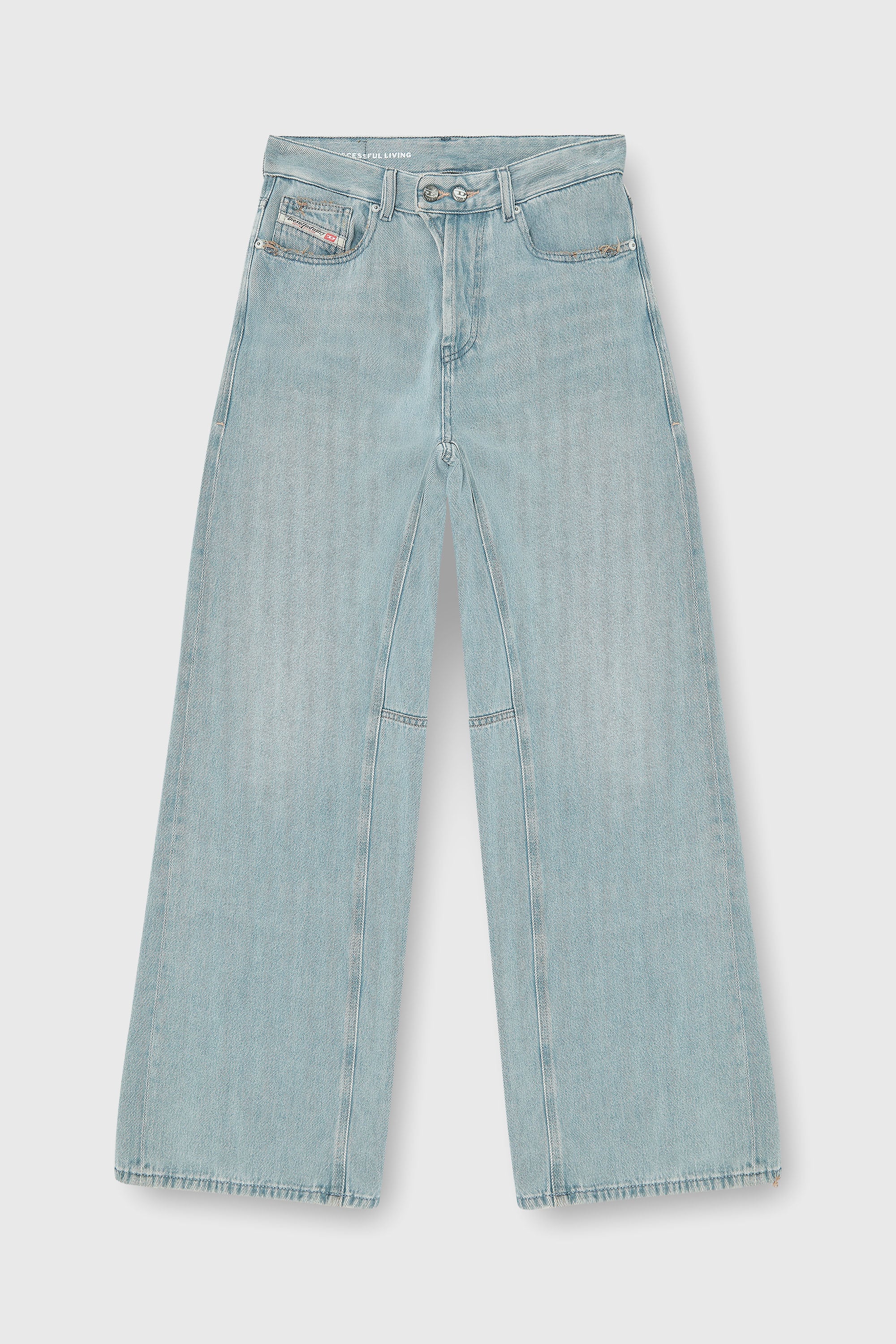 Diesel - Female's Relaxed Jeans 1996 D-Sire 09P84, Light Blue - 6