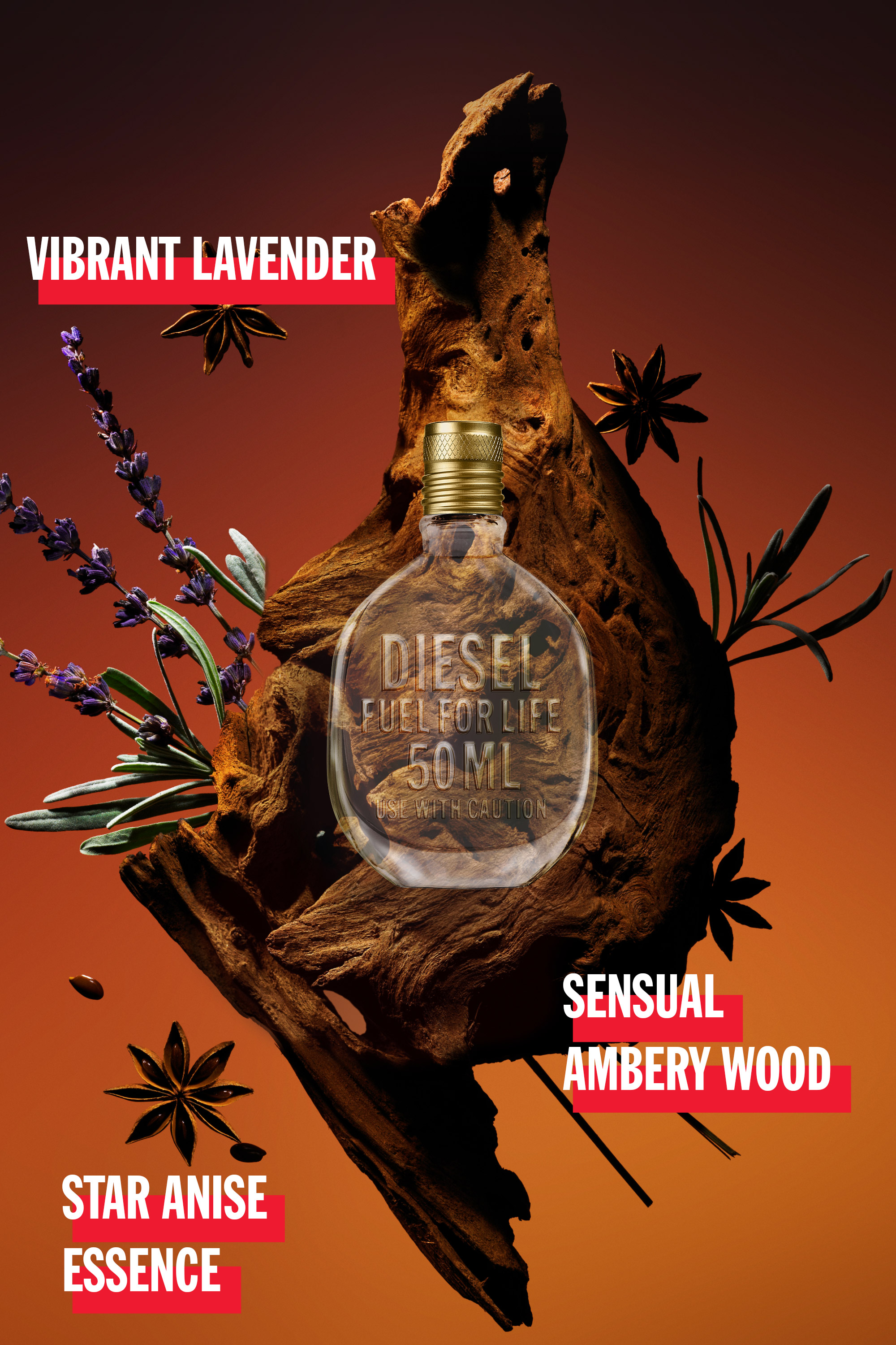 Diesel - FUEL FOR LIFE MAN 125ML, Fuel for life para hombre 125 ml, eau de toilette Hombre in Marrón - 2